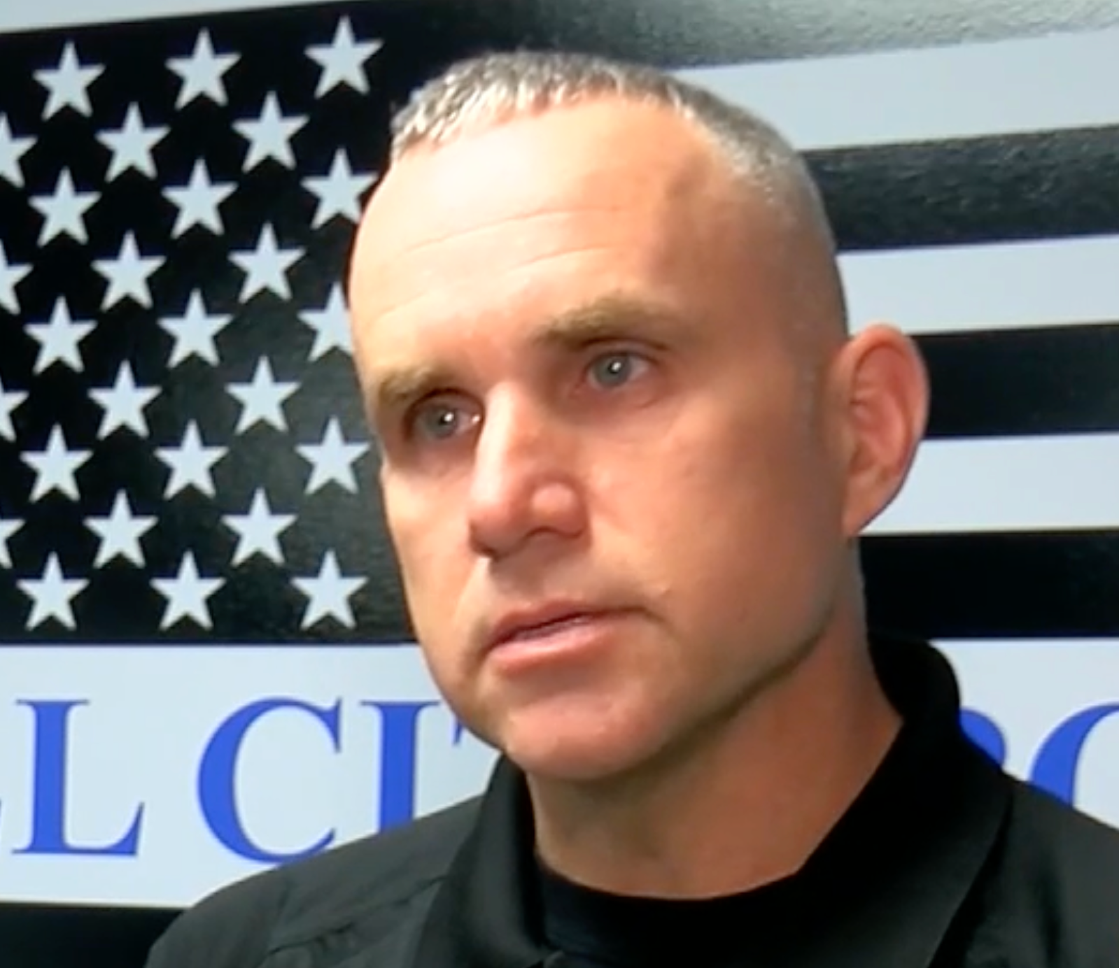 Tell City Police Chief Derrick Lawalin discusses the grim discovery with local media