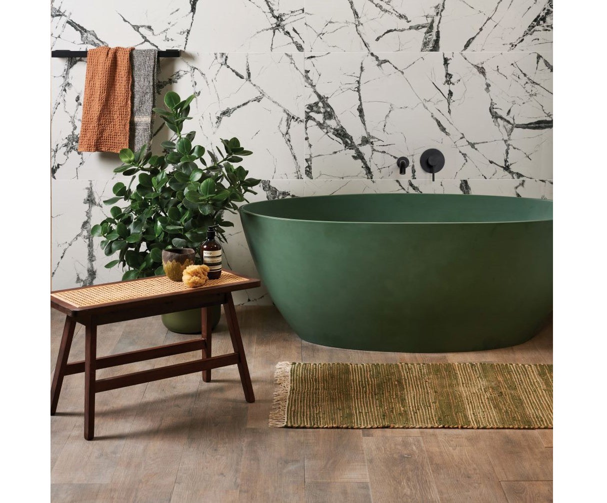 Ca’ Pietra Franklin Dark Porcelain Wall & Floor Tiles, £94.14, Sanctuary Bathrooms