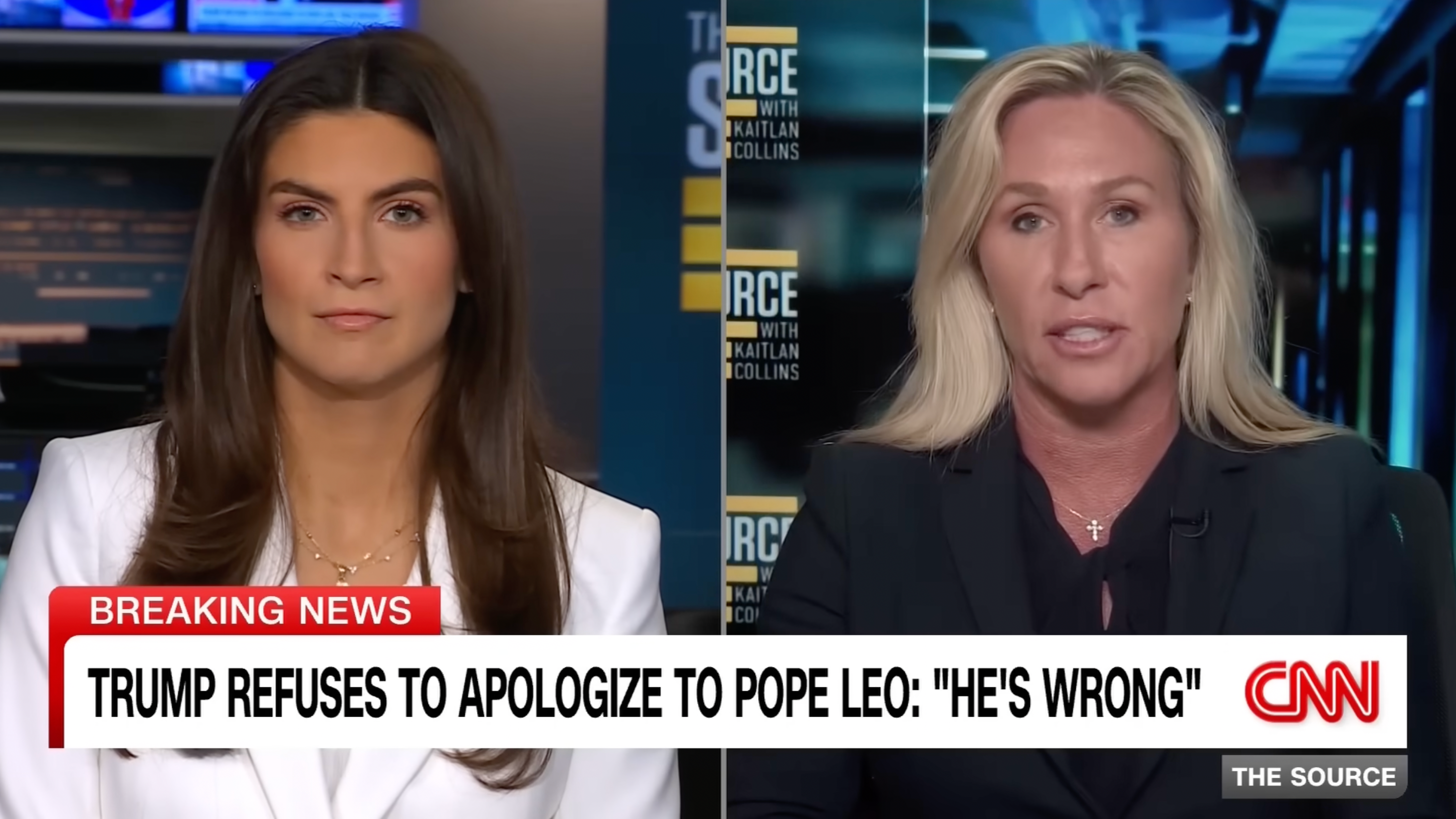 MTG forced to answer for previously comparing Trump to Jesus during awkward CNN interview