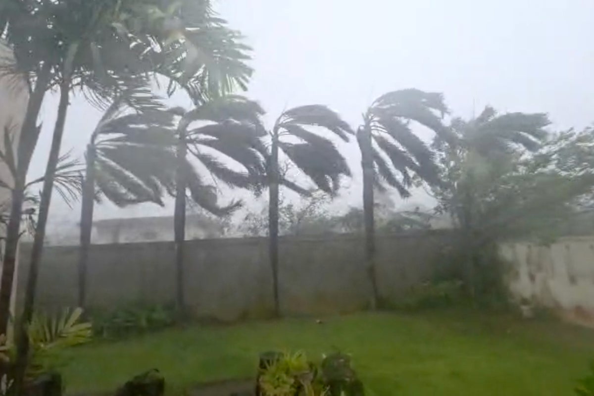 Super typhoon slows to a crawl as it bears down on remote US islands