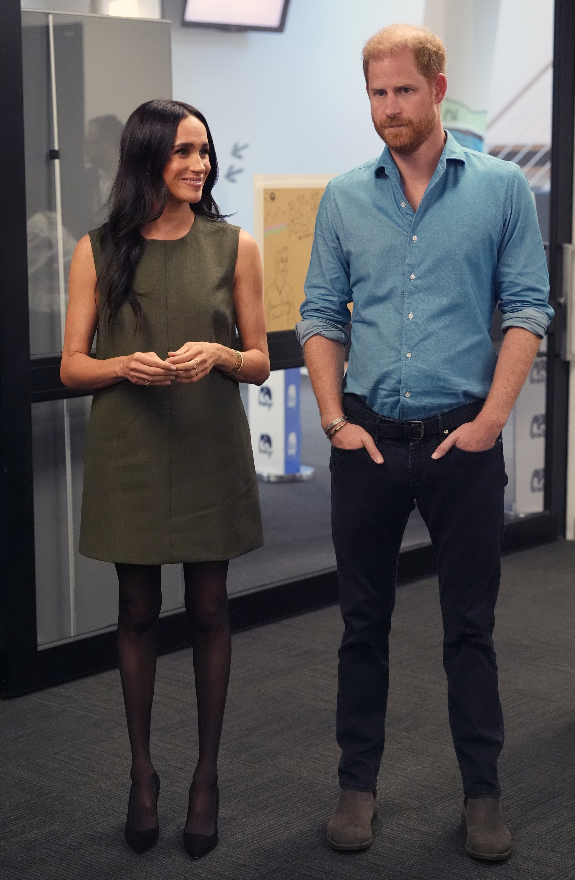 The Duke and Duchess of Sussex during a visit to Batyr, a mental health engagement programme, at Swinburne University of Technology