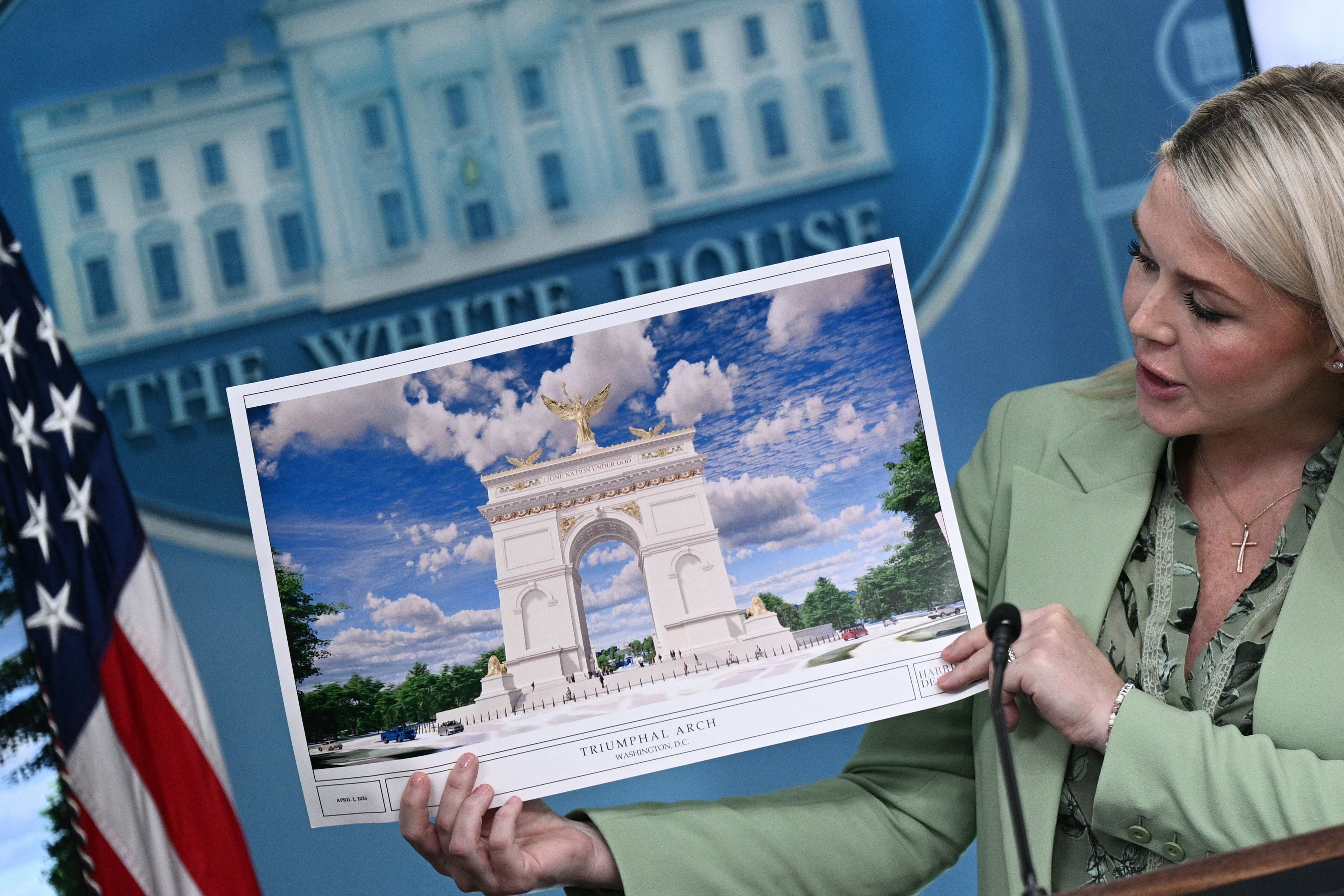 Rodney Mims Cook Jr. was appointed by Trump to caput up nan Commission of Fine Arts panel, which is group to meet Thursday to talk plans for nan president’s ‘Triumphal Arch’