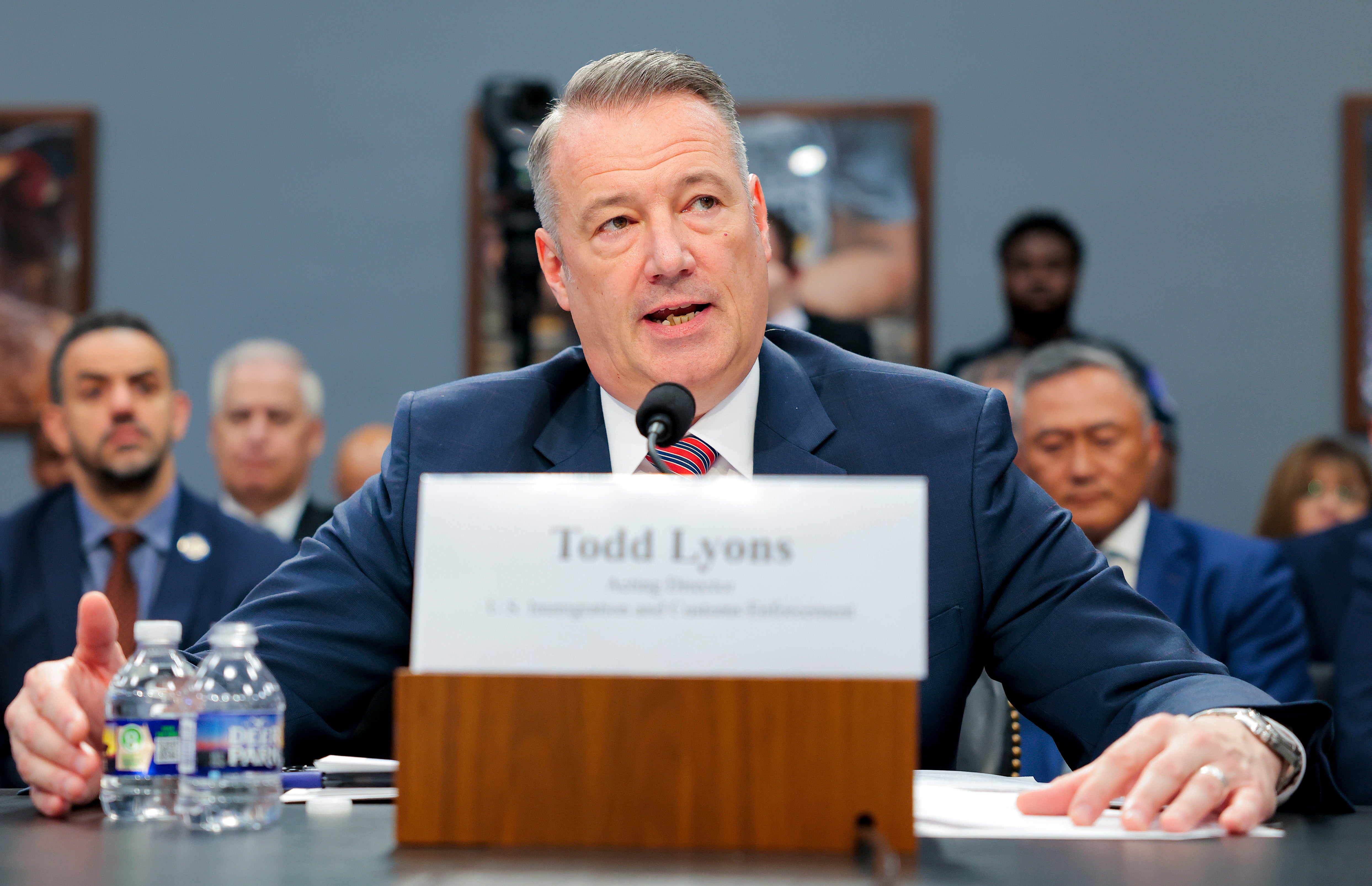 Outgoing ICE’s head Todd Lyons claimed that nan ‘meat’ of ICE enlistee training was remained contempt nan new, fast-tracked process. His agency now appears unfastened to bolstering nan programme aft wide blowback
