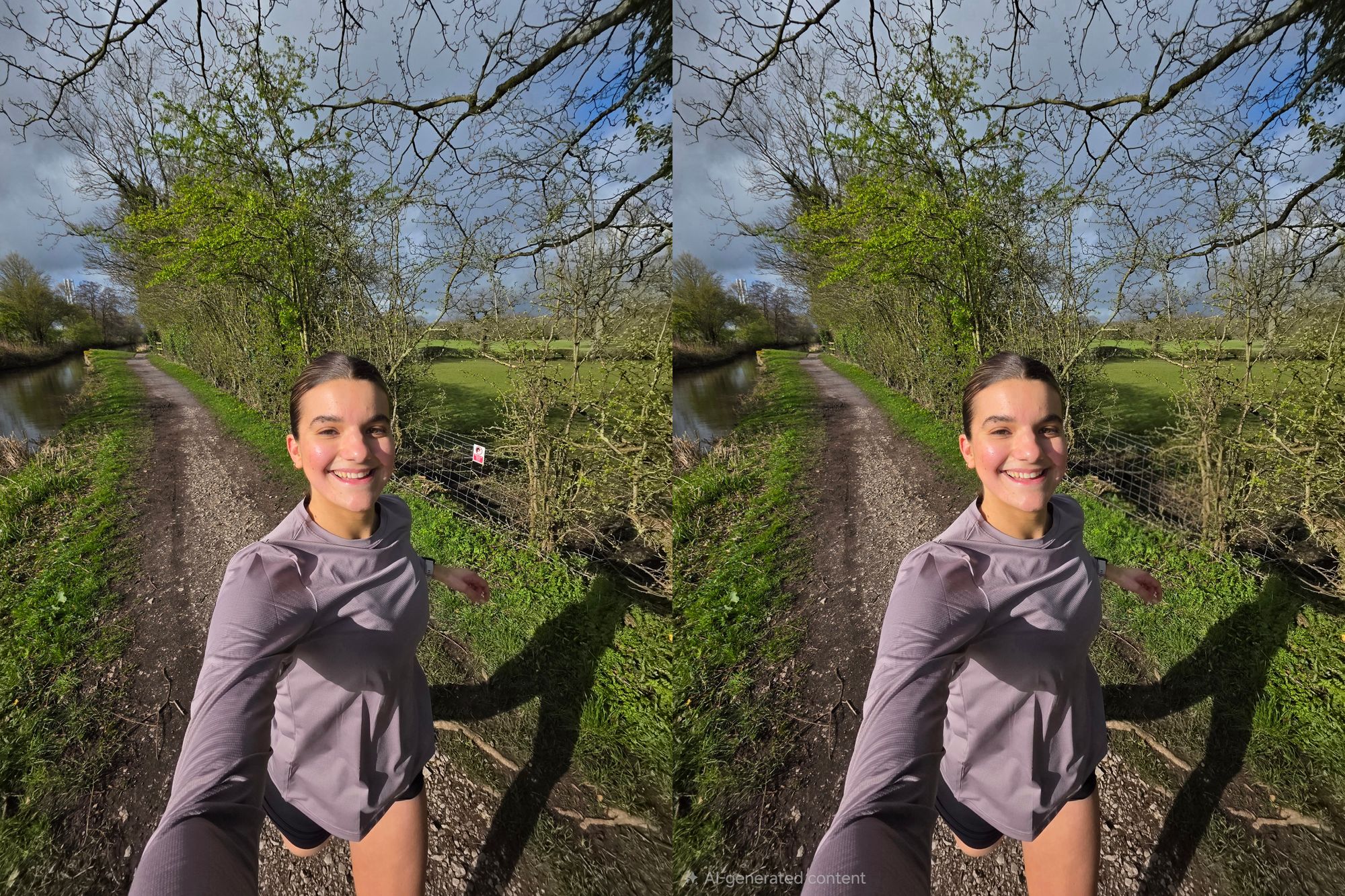 Photo Assist† can remove unwanted eyesores like the sign in Beth's picture