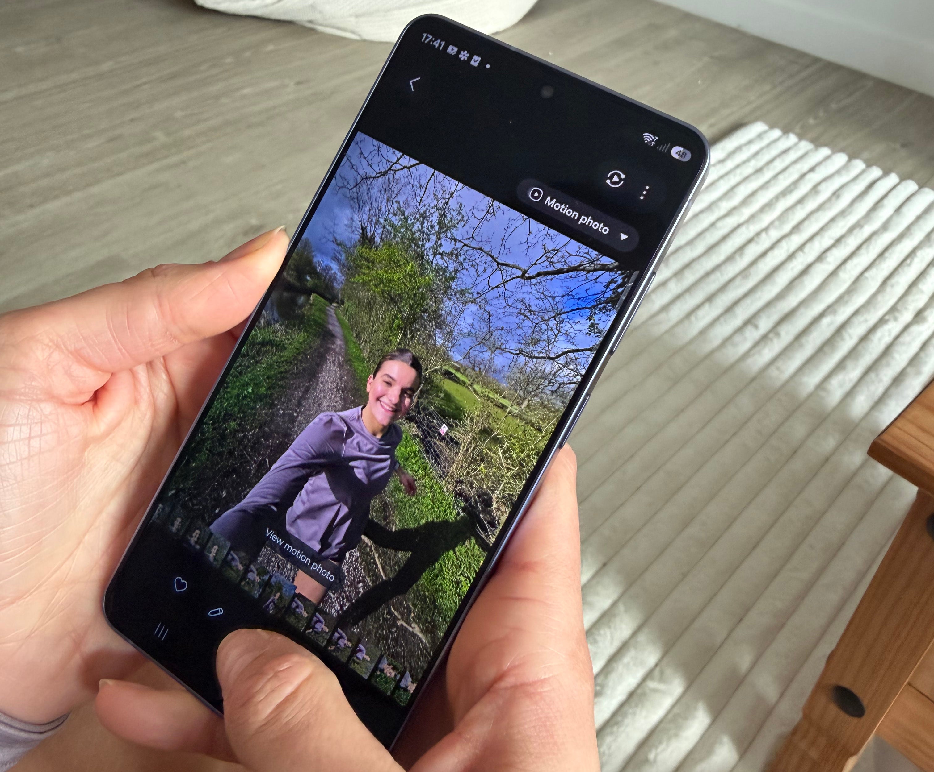 Beth makes light edits on her content to keep things looking natural