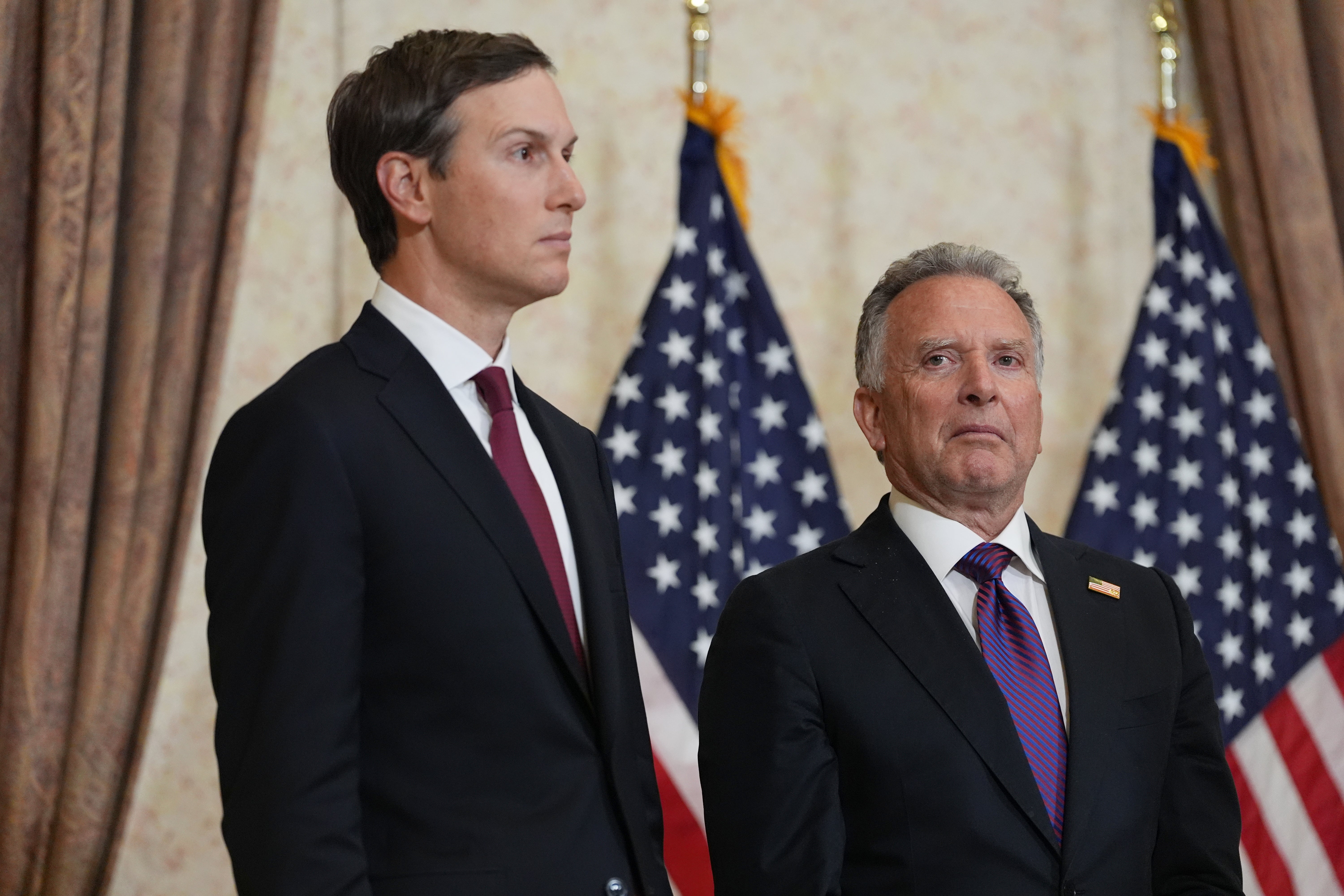 Jared Kushner and Steve Witkoff were astatine Vance's broadside for U.S. bid talks pinch Iran successful Pakistan past weekend