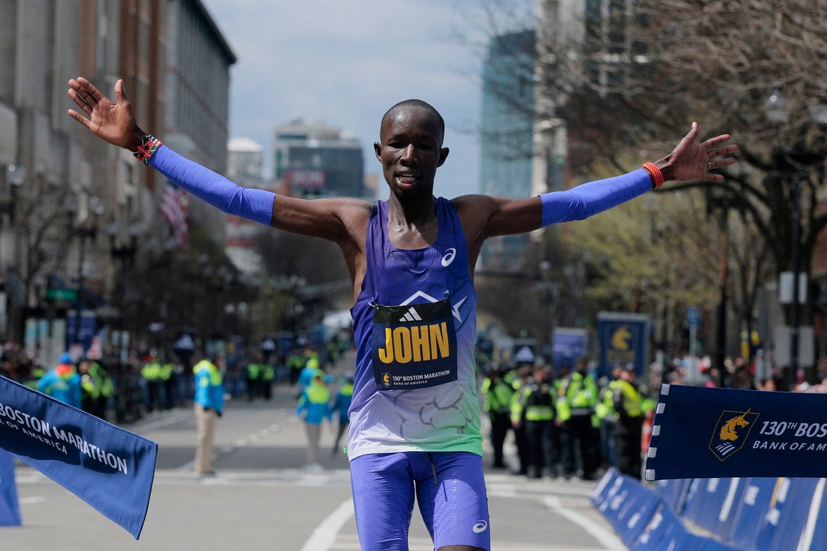 Boston Marathon LIVE: Latest updates as John Korir shatters course record in stunning win