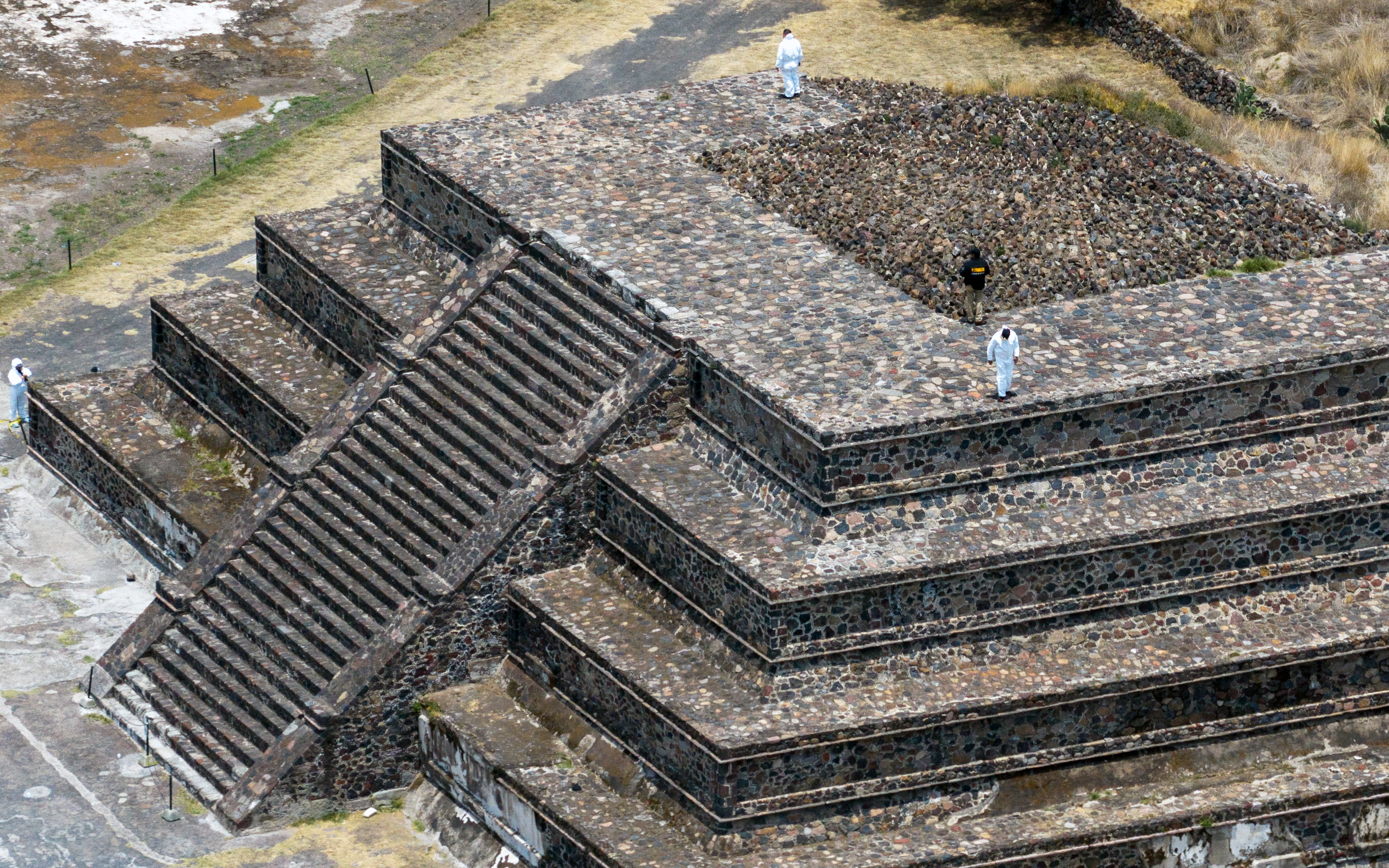 The shooting took spot astatine nan Teotihuacan pyramids