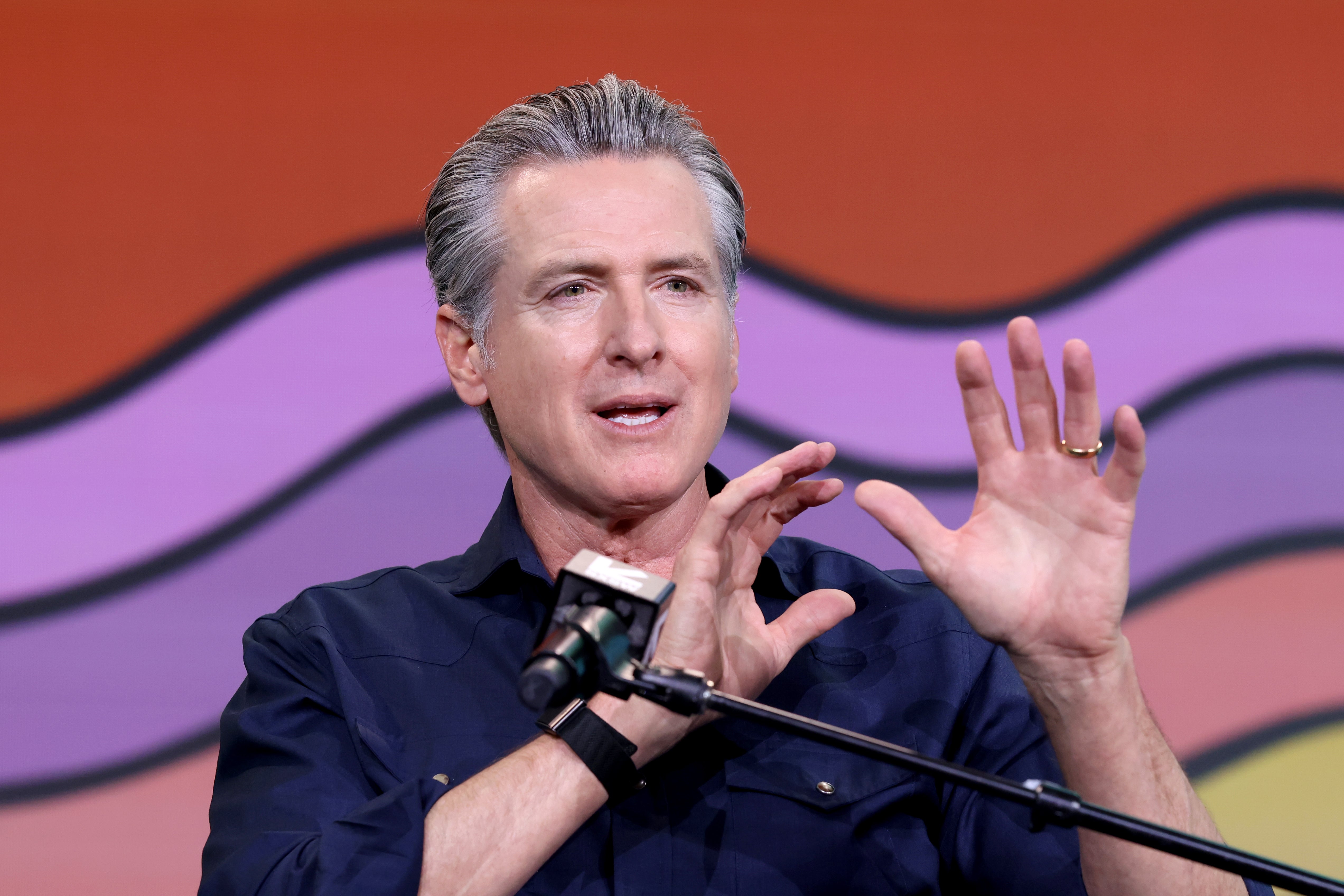 The wealthiness taxation could facet into nan 2026 predetermination to switch Gov. Gavin Newsom, and nan 2028 title for president, wherever Newsom is simply a imaginable apical contender