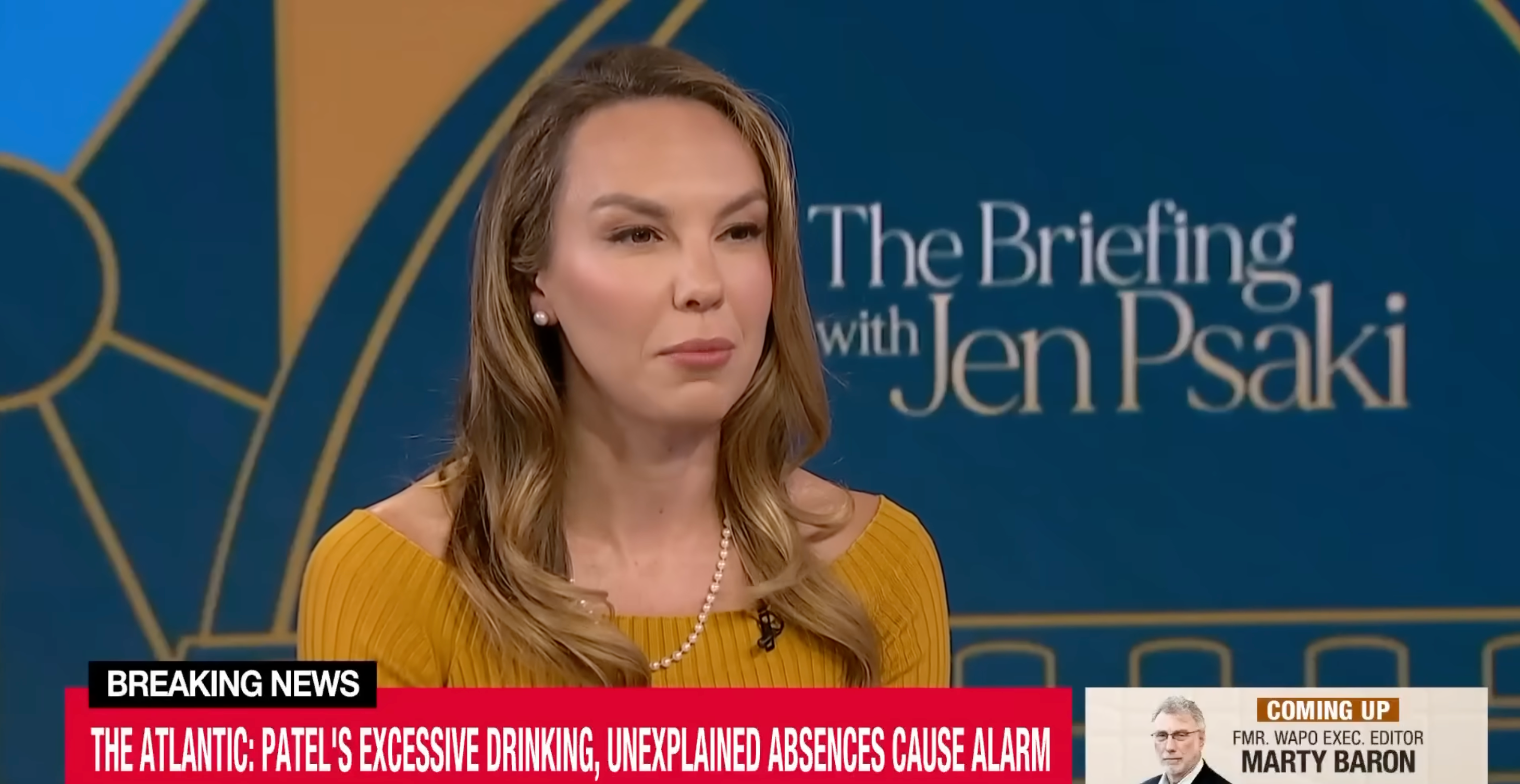 Sarah Fitzpatrick of The Atlantic wrote nan profile. Patel revenge a $250 cardinal suit complete nan claims it included