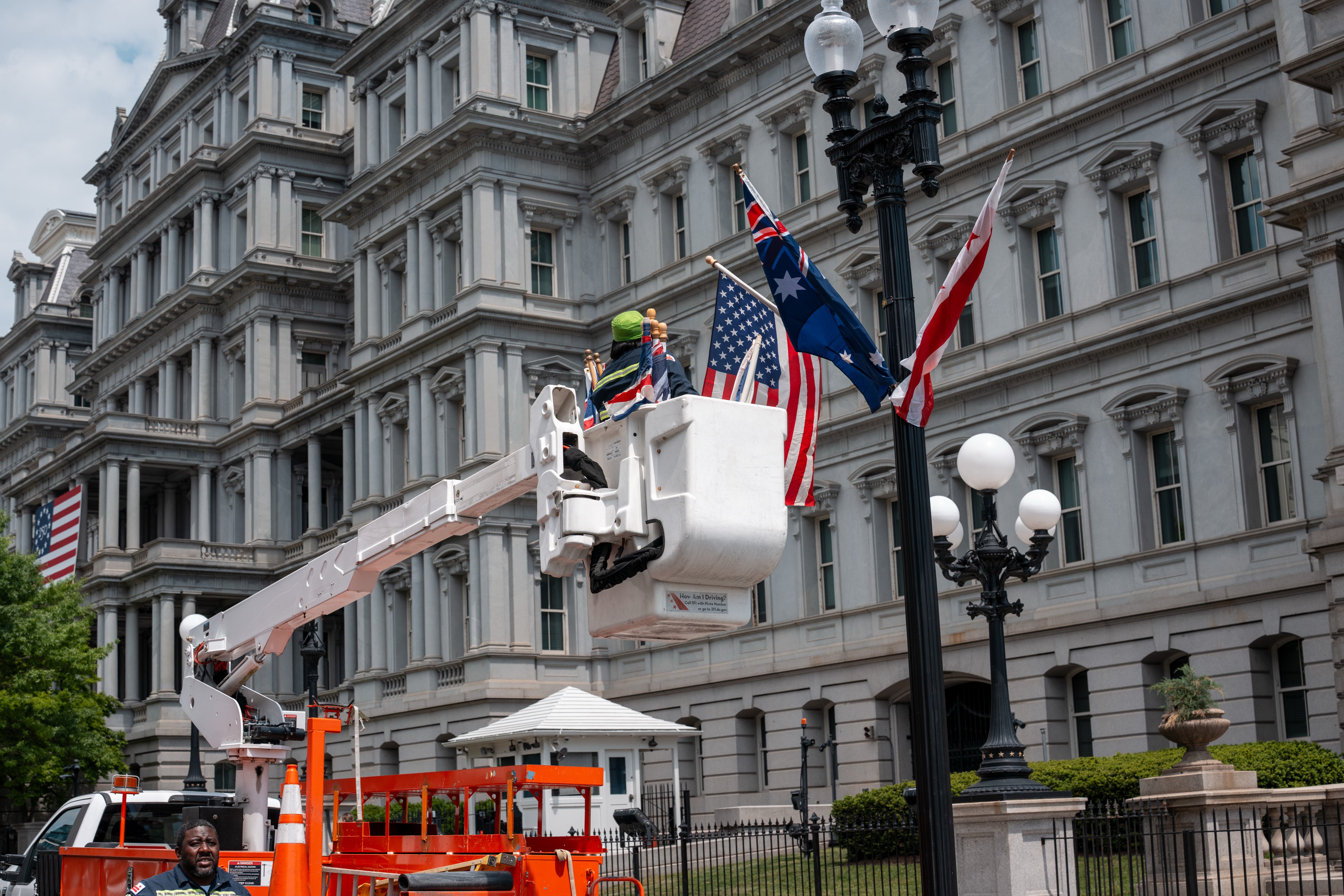 The District of Columbia accidentally raised respective Australian ​flags alternatively of British ones adjacent ‌the White House successful mentation for King Charles' visit