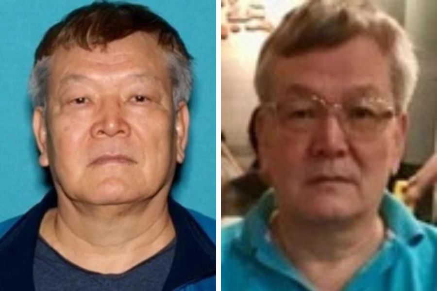 The FBI has joined local California investigators in the ongoing probe into the disappearance of 74-year-old Naiping Hou (pictured in both images), the father of hedge fund and cryptocurrency investor Wen Hou