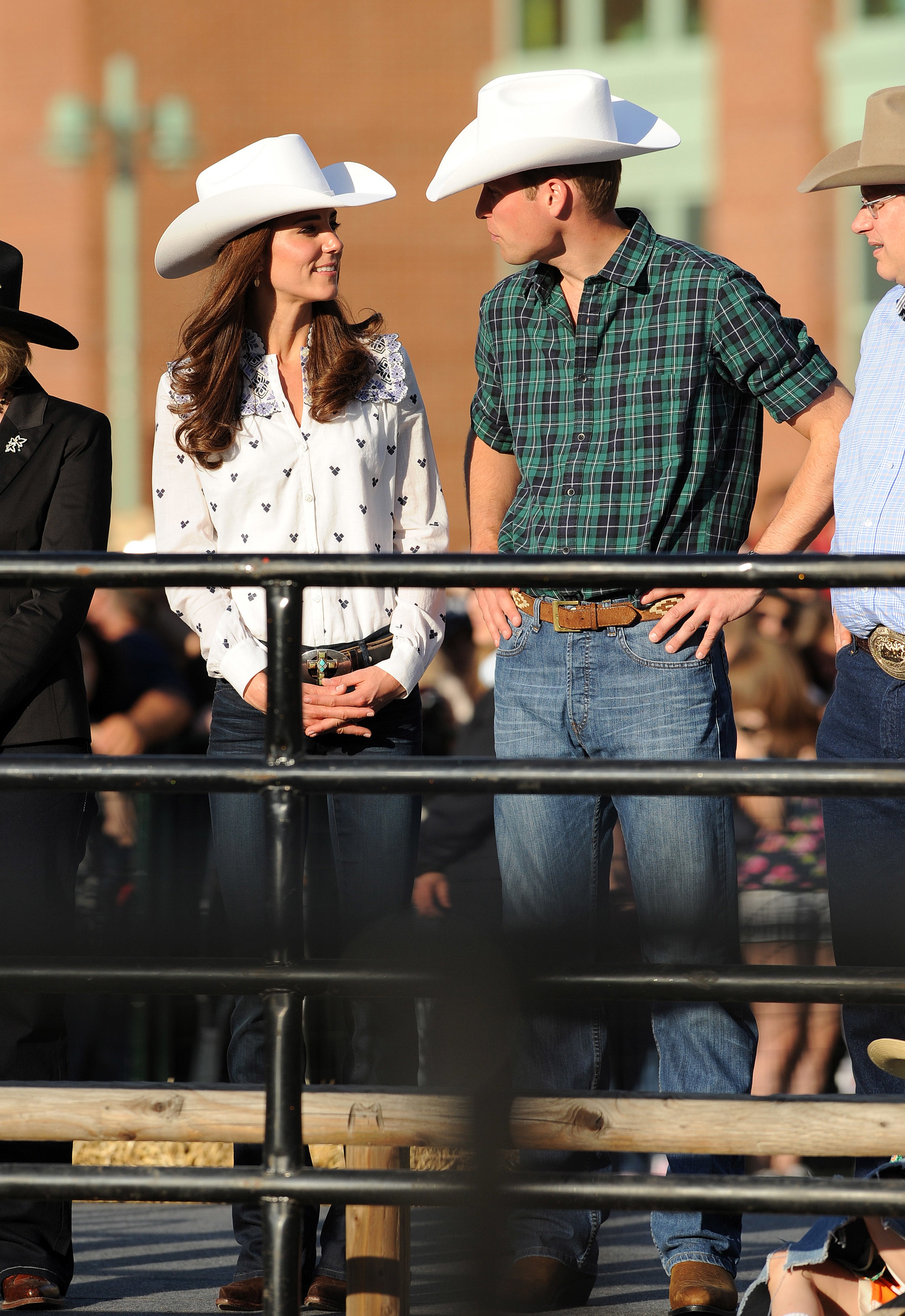 The Duke and Duchess of Cambridge at BMO Centre in Canada, July 2011.