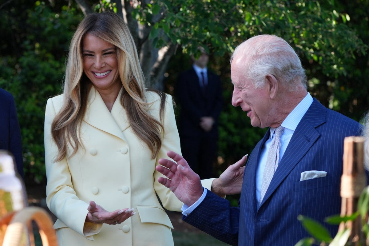 Melania Giggles As She Jokes With King Charles About His Love Of Honey During White House Visit