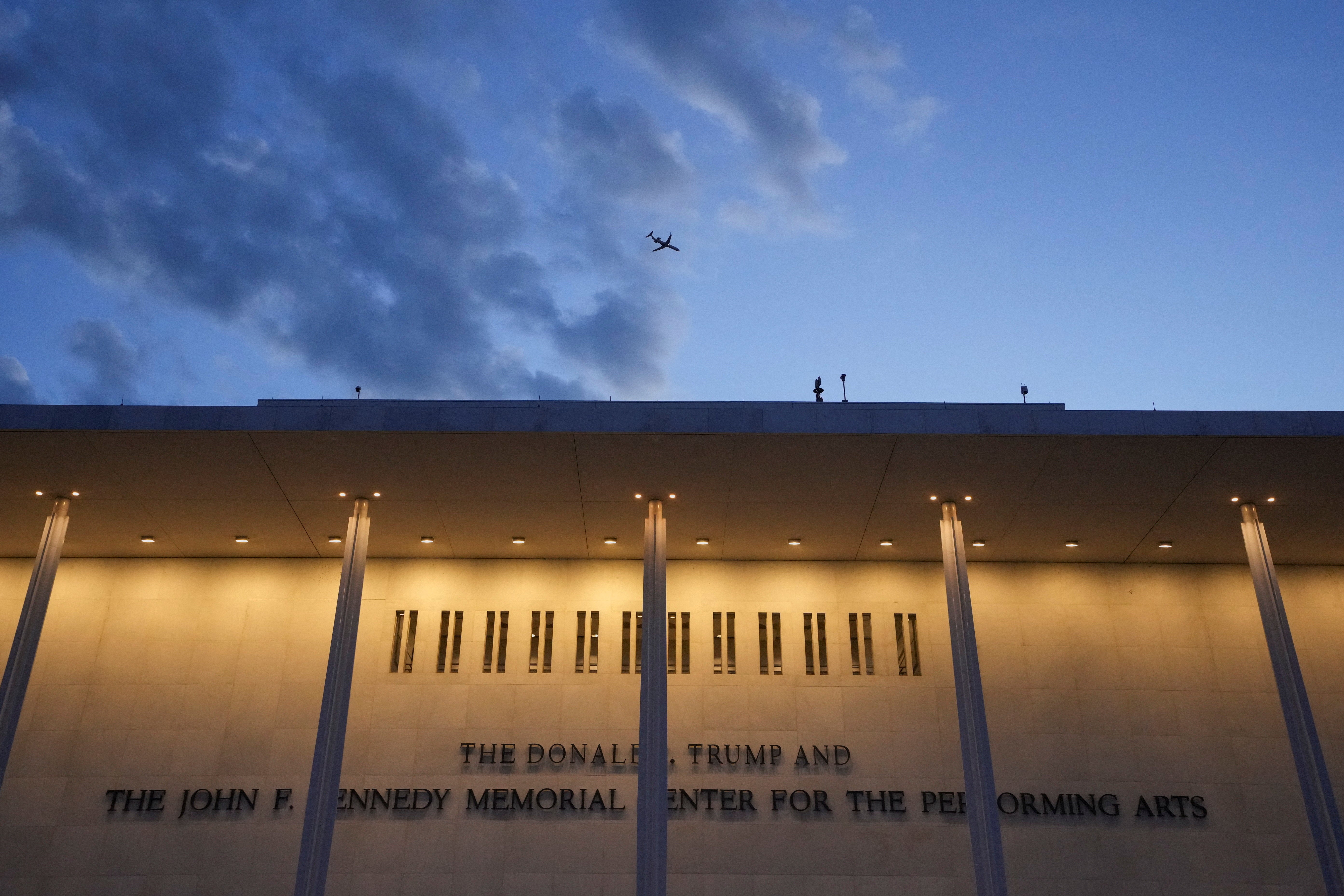 The president besides had his named added to nan Kennedy Center