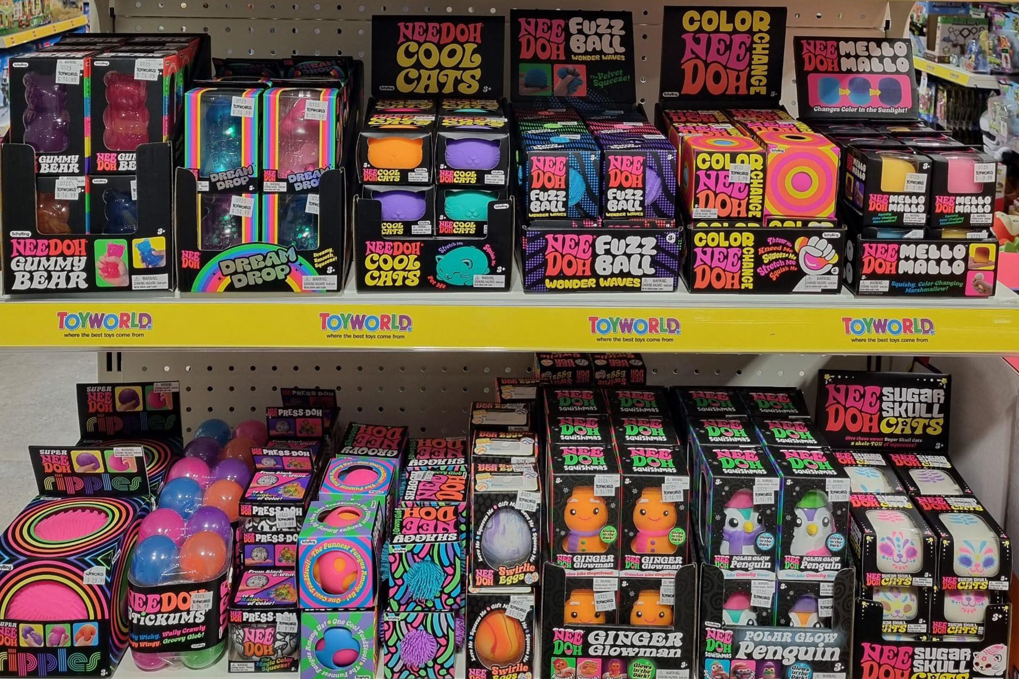 NeeDoh is one of many stress-ball-esque, pliable, squeezable products