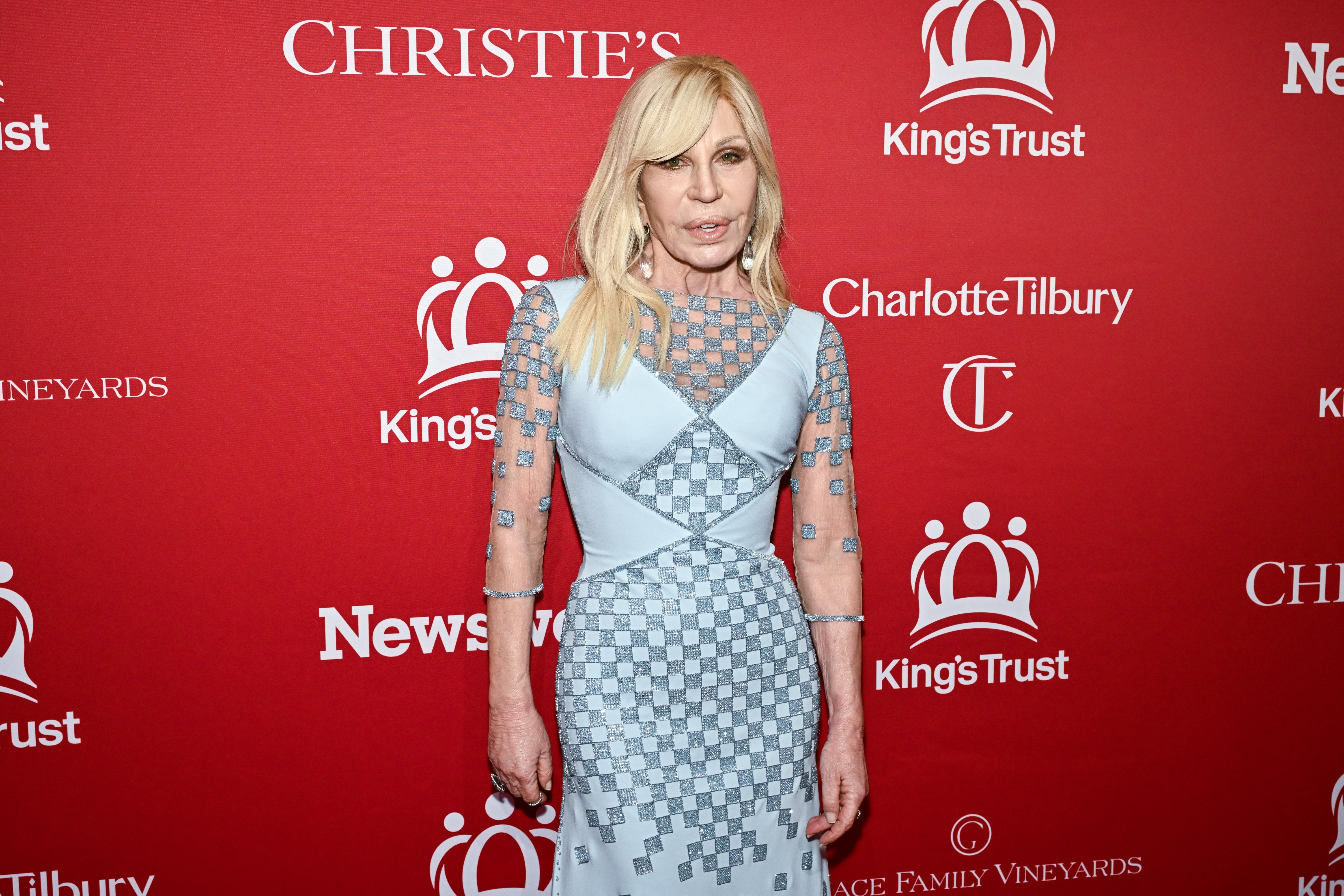 Fashion icon Donatella Versace also attended the event at Christie's New York