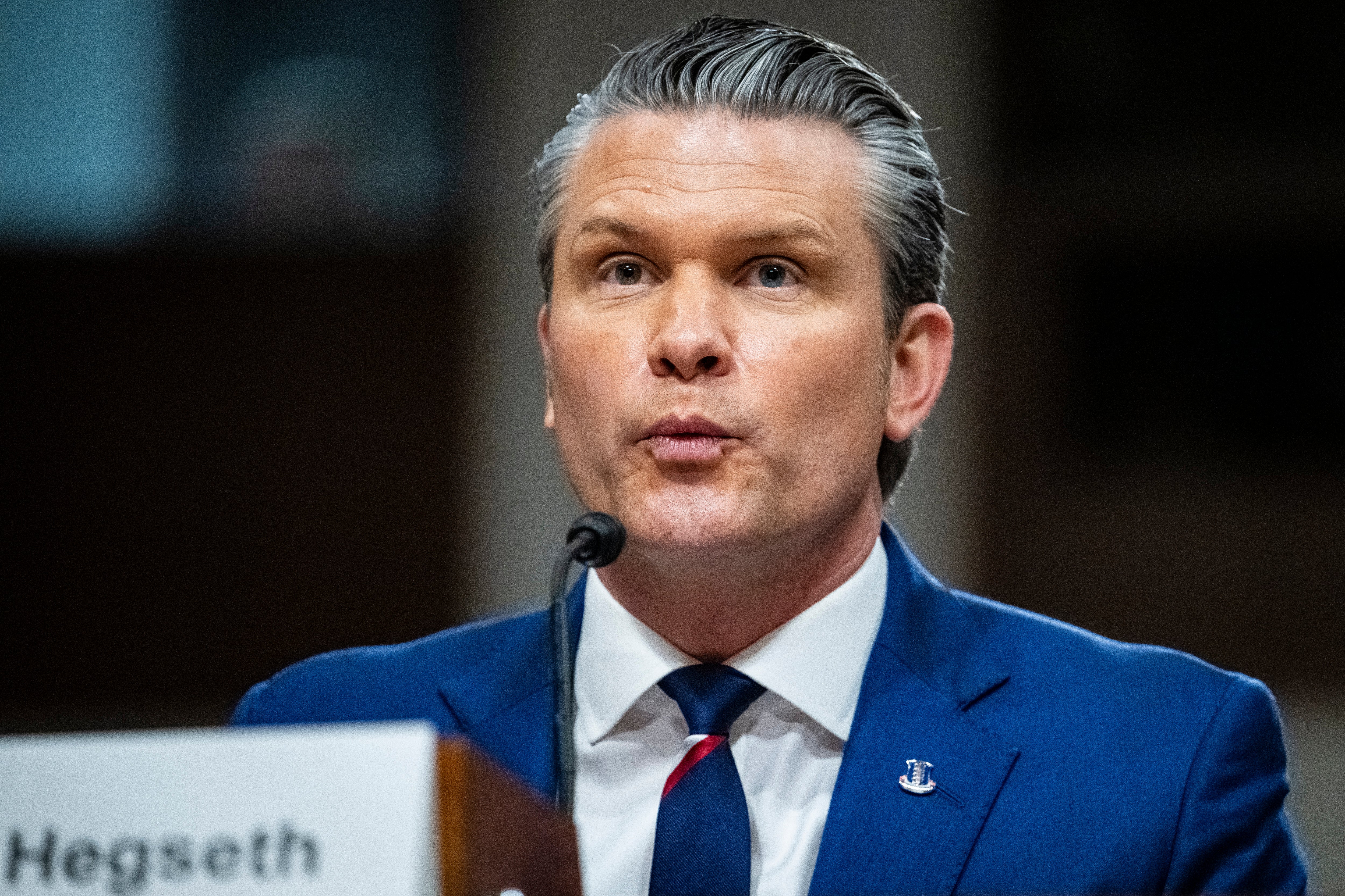 The statement was sparked by Defense Secretary Pete Hegseth claiming that he had spoken to Americans who were 'grateful' for President Trump taking connected Iran