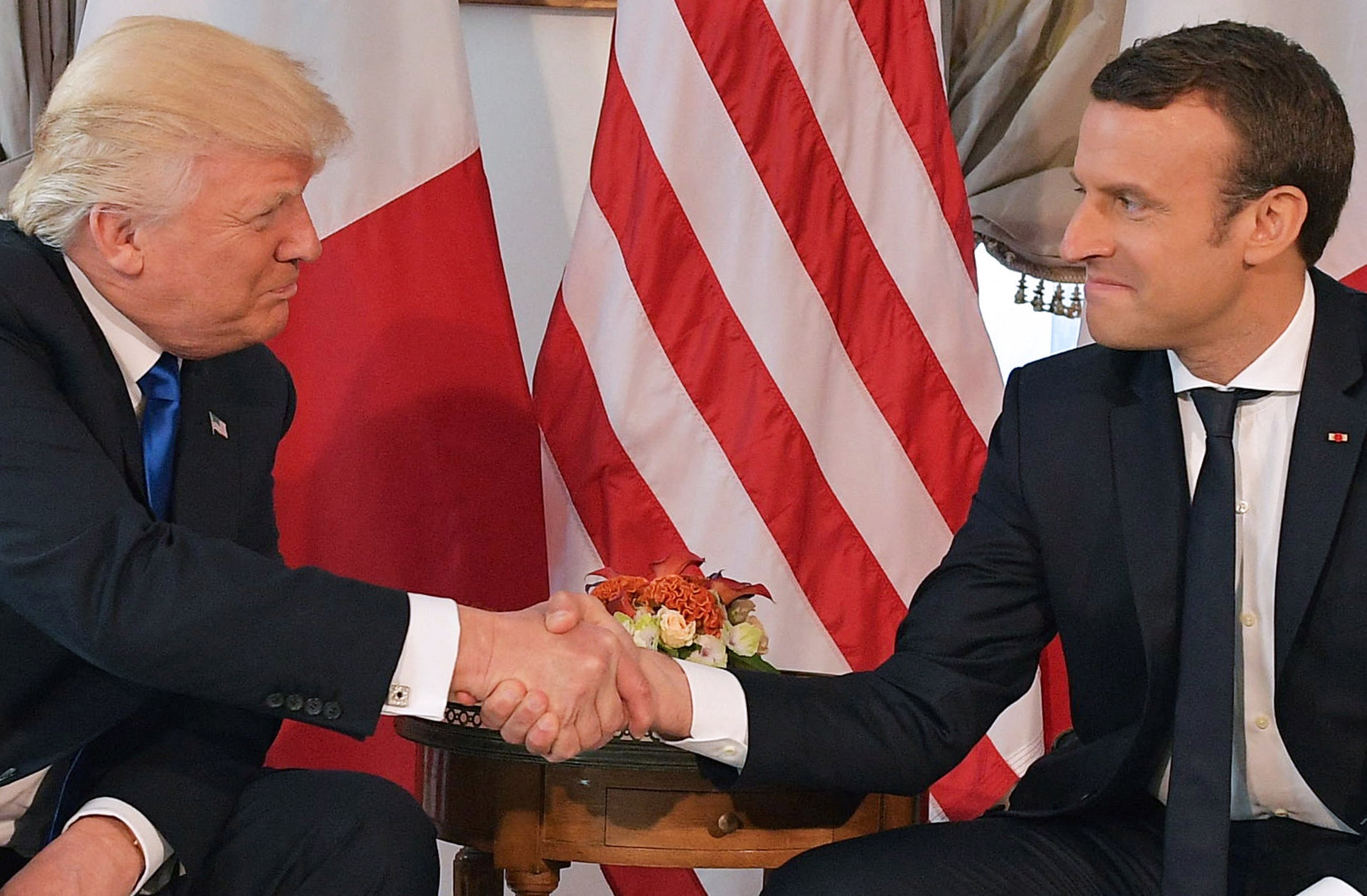 The narration betwixt Donald Trump and Emmanuel Macron was astatine 1 constituent dubbed ‘Le Bromance’