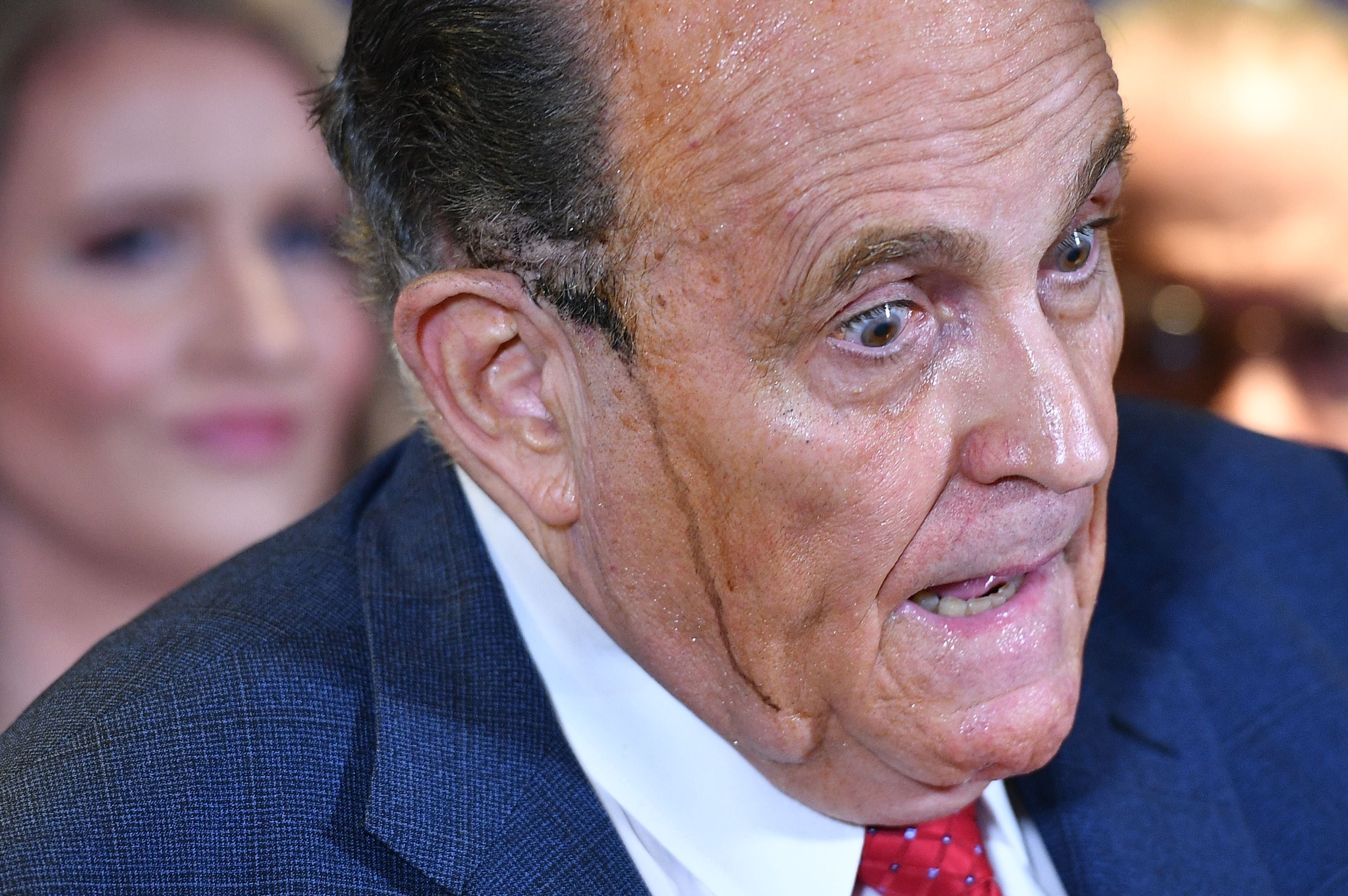 Giuliani became nan look of Donald Trump’s ineligible squad that challenged nan results of nan 2020 predetermination that saw Trump suffer to Joe Biden