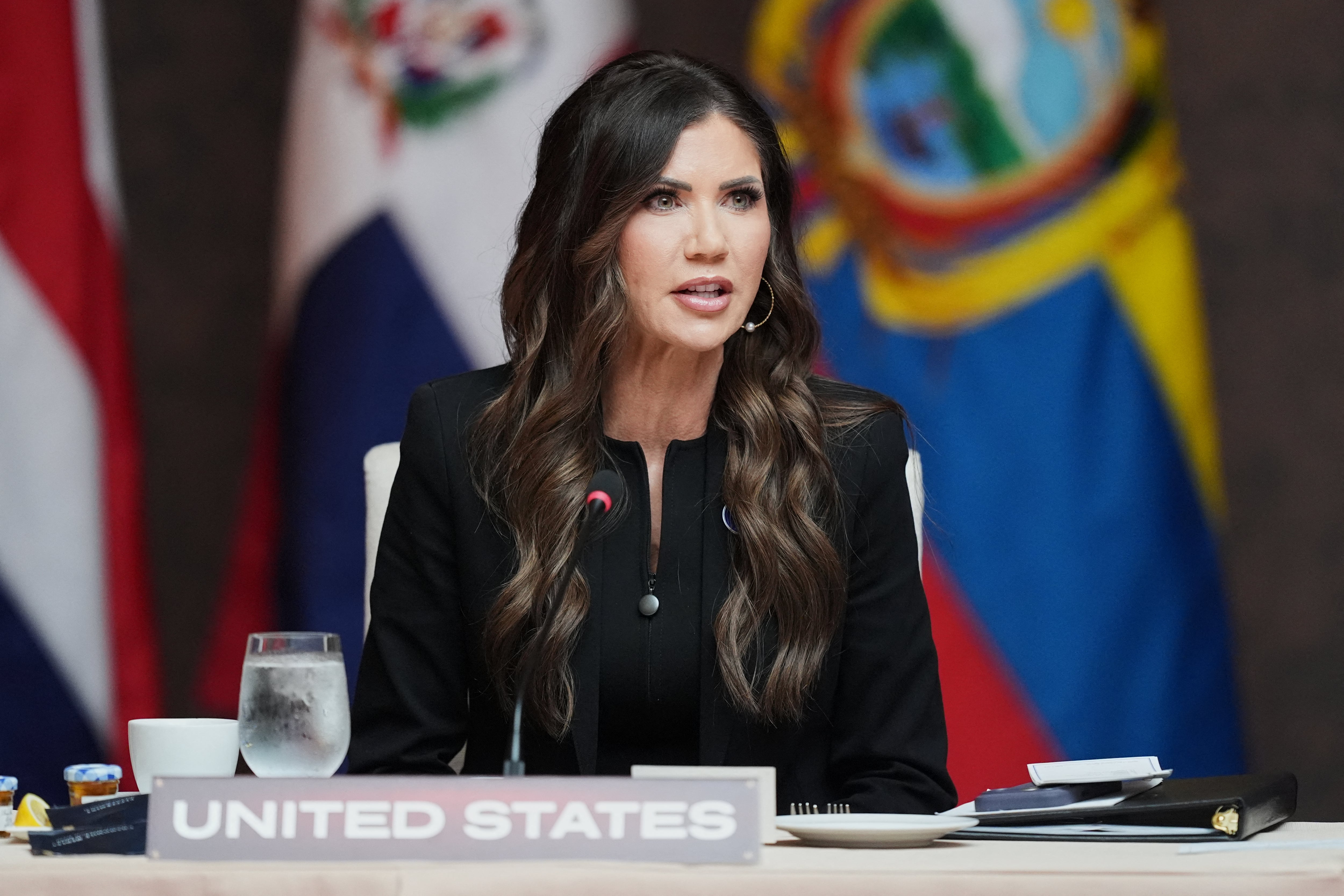 Kristi Noem, nan Special Envoy for nan Shield of nan Americas, has been criticized for occupying a Coast Guard property