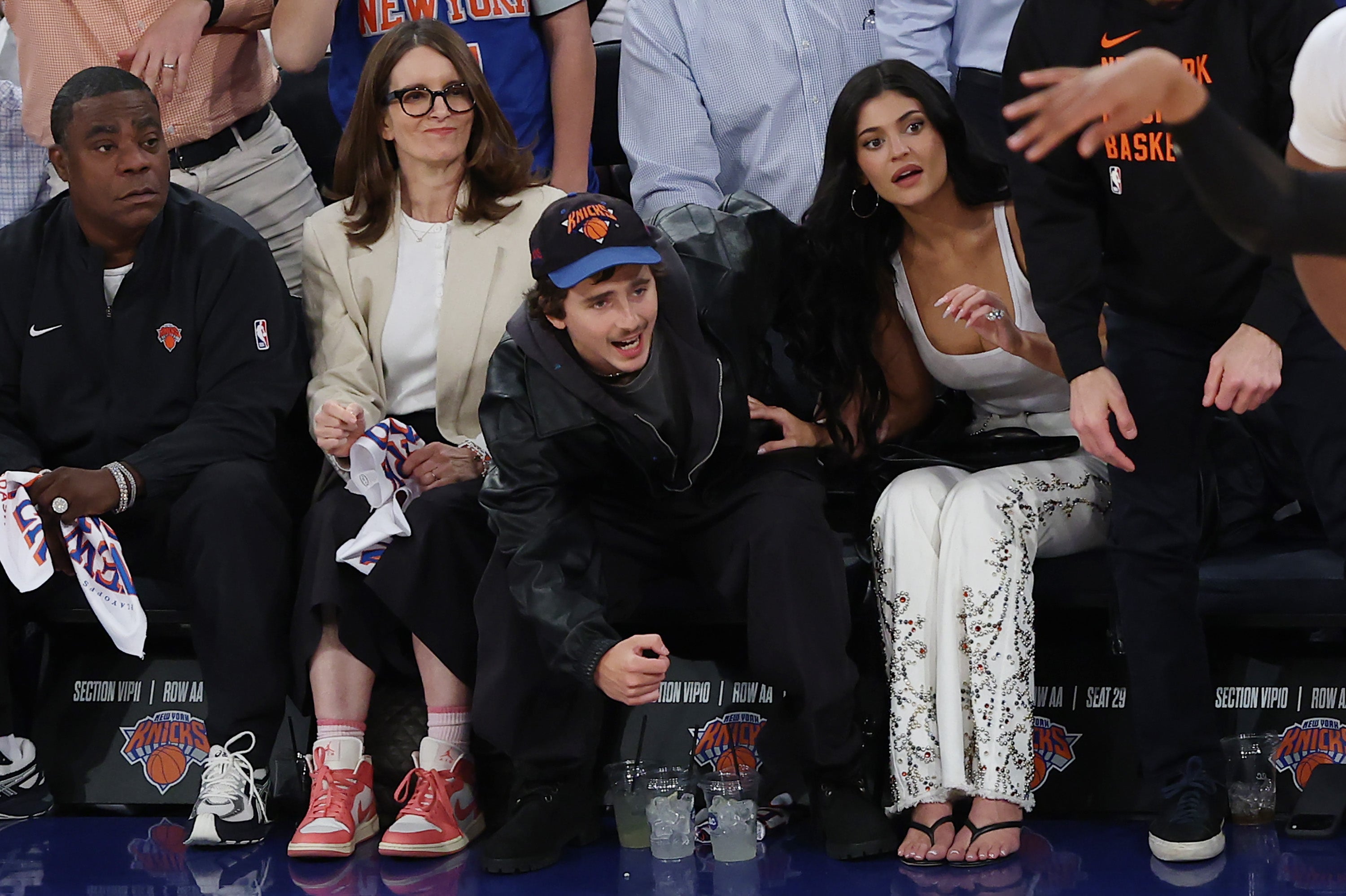Keeping it in the family: Jenner has been seen supporting the Knicks — and her boyfriend — in recent years