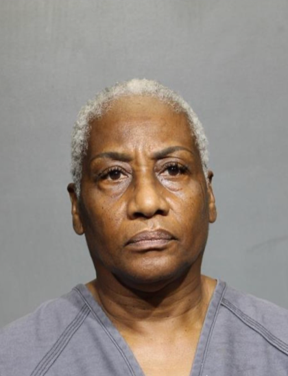 Beverly Sasberry was arrested after authorities said she ran over and killed 11 baby ducks after they pooped in her yard