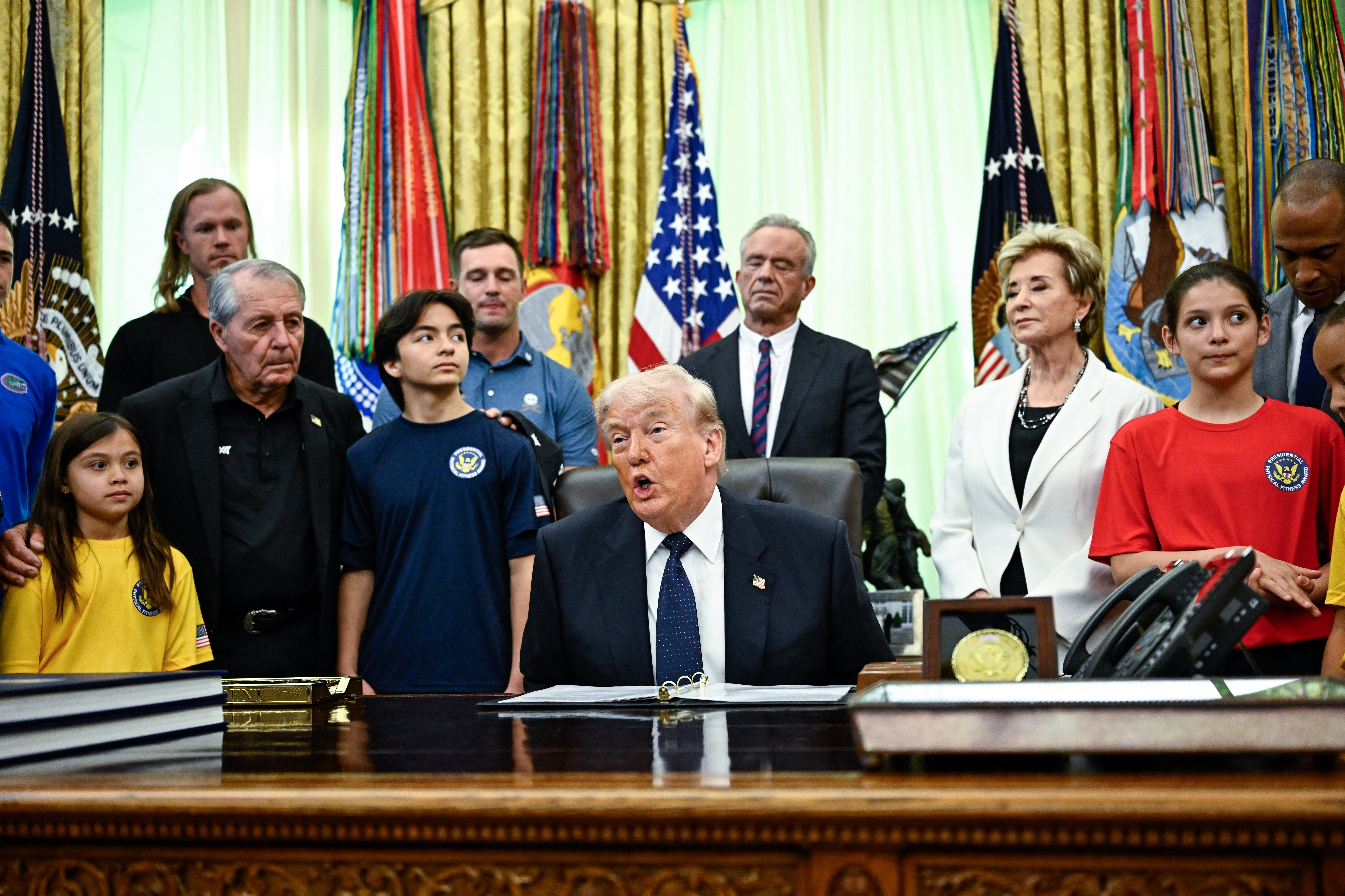 President Donald Trump announced successful 2025 that he planned to person a ‘Patriot Games’ tourney featuring student athletes from crossed nan U.S.