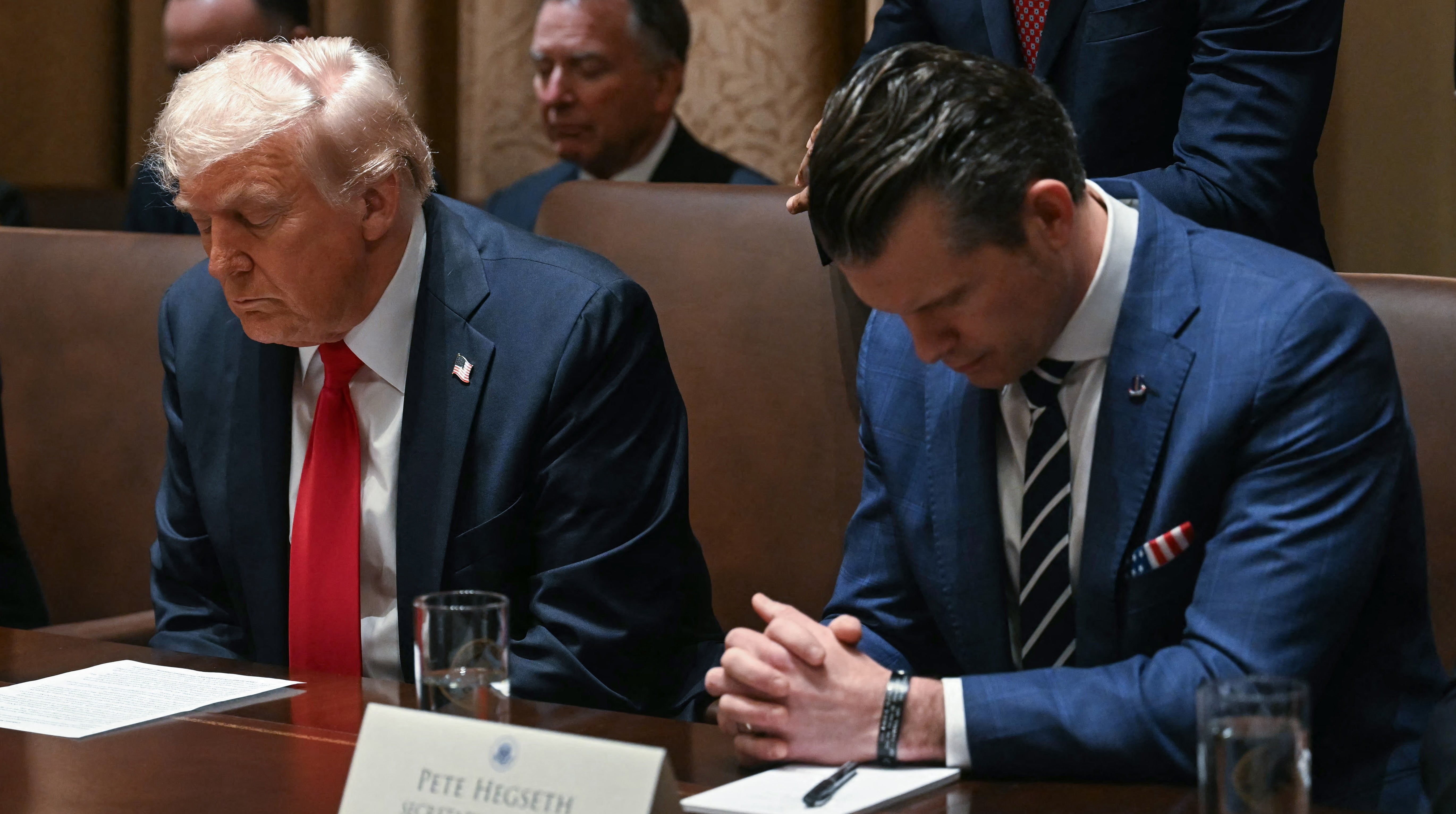 Americans overwhelmingly disapprove of nan belief rhetoric deployed by President Donald Trump and Defense Secretary Pete Hegseth successful caller weeks, according to a poll