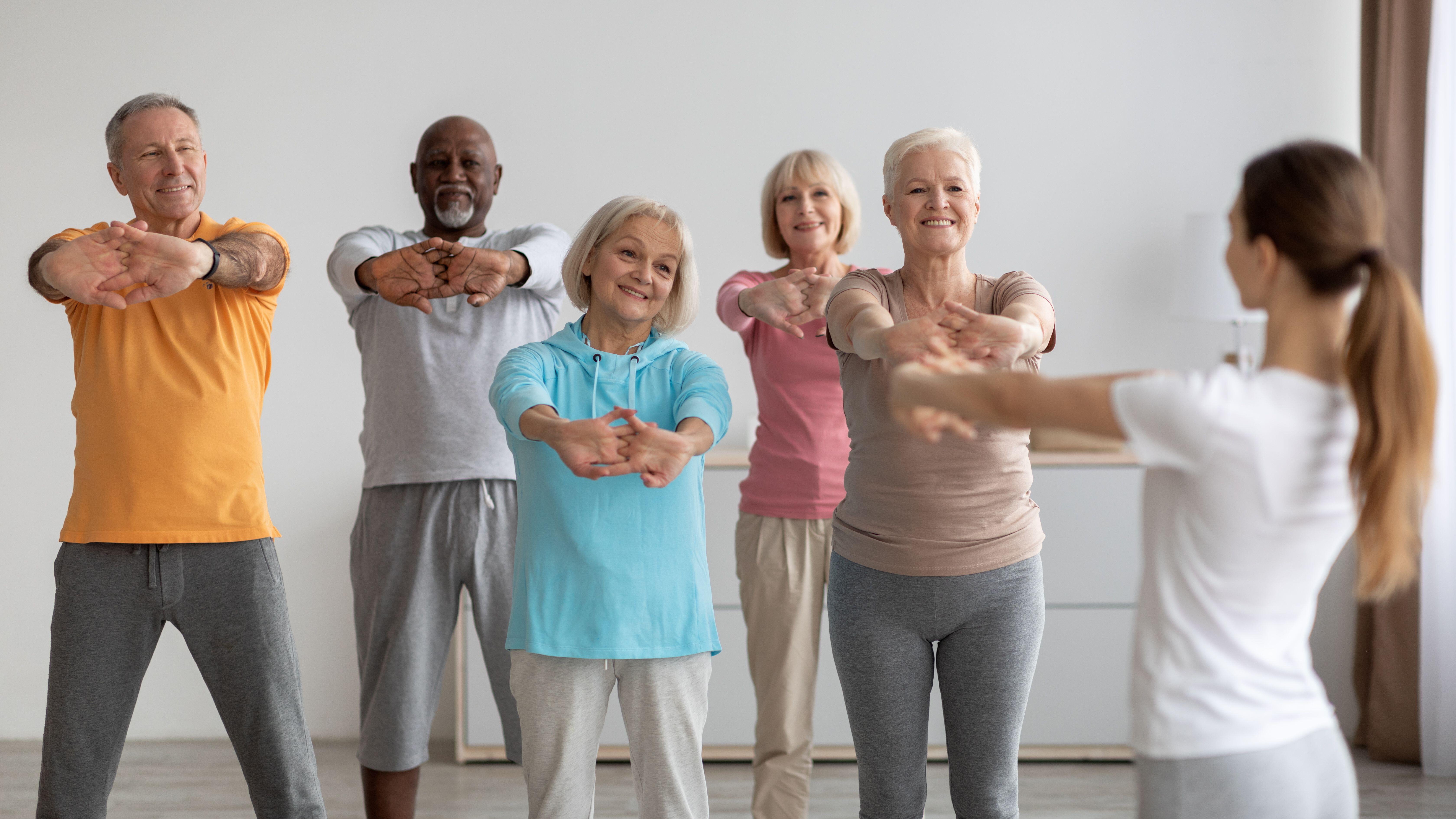 Keeping active - and social - can help keep the body and mind healthy later in life