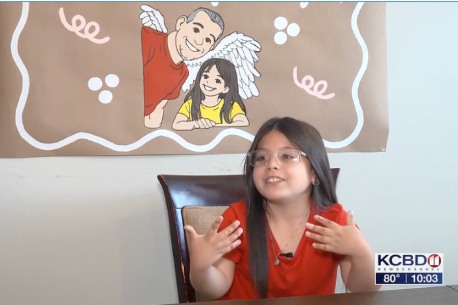 11-year-old uses lemonade stand to raise money to buy special headstone for her late father
