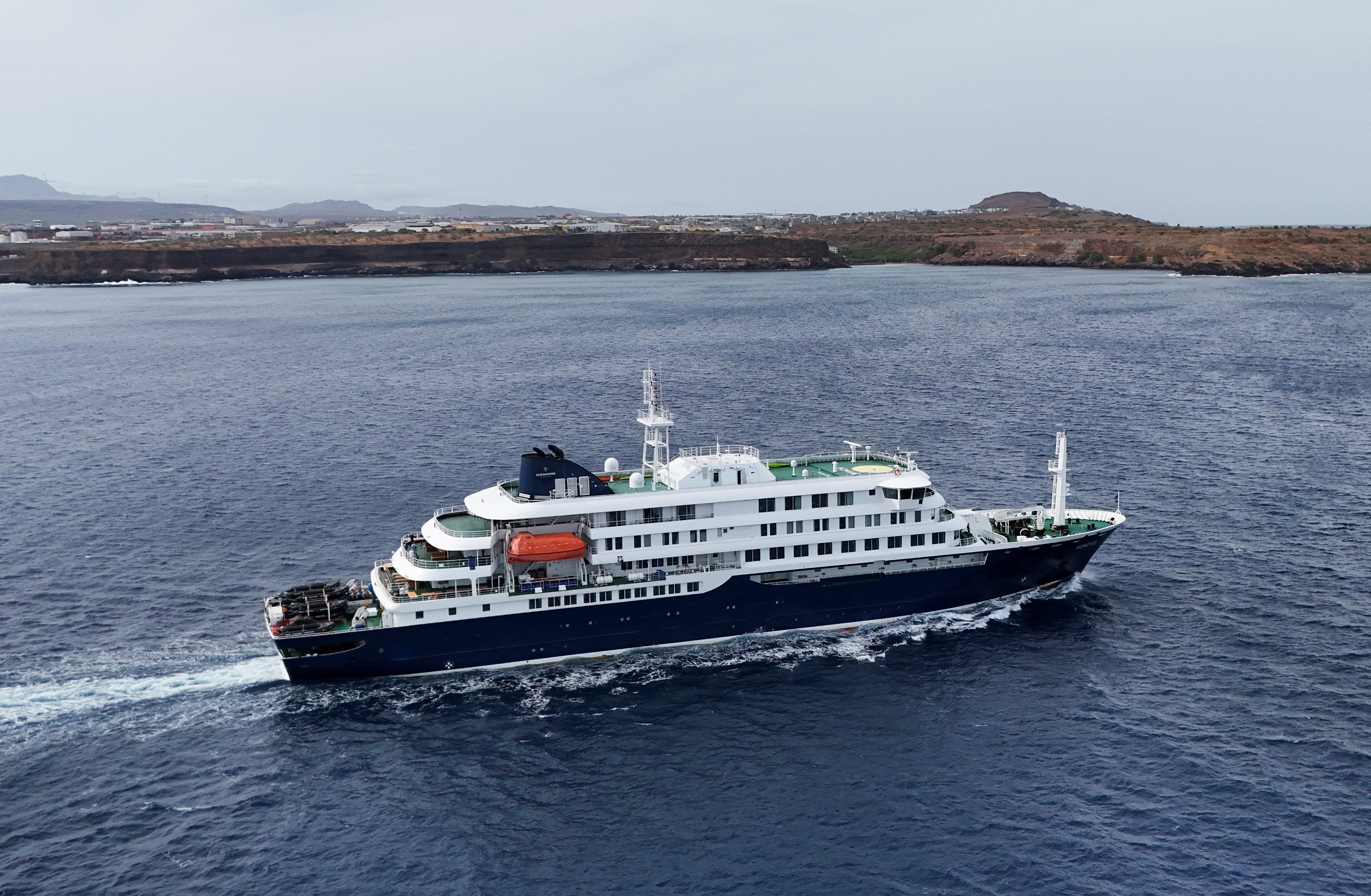The ship in question is set to dock in the Canary Islands soon