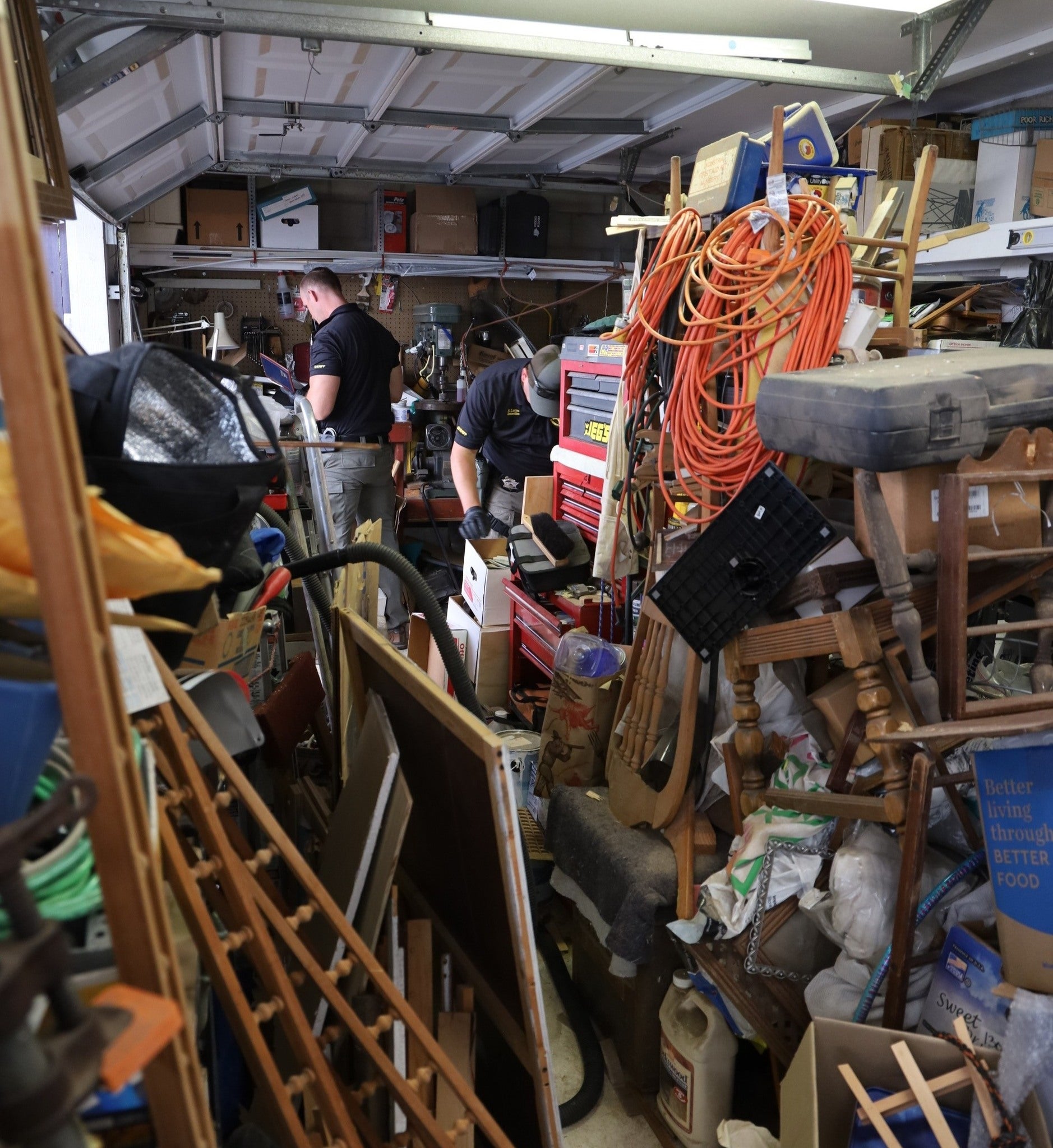 Investigators with the San Luis Obispo County Sheriff’s Office returned Wednesday to the Arroyo Grande property on East Branch Street to serve a search warrant three years after a group of scientists say they discovered a detection of potential remains