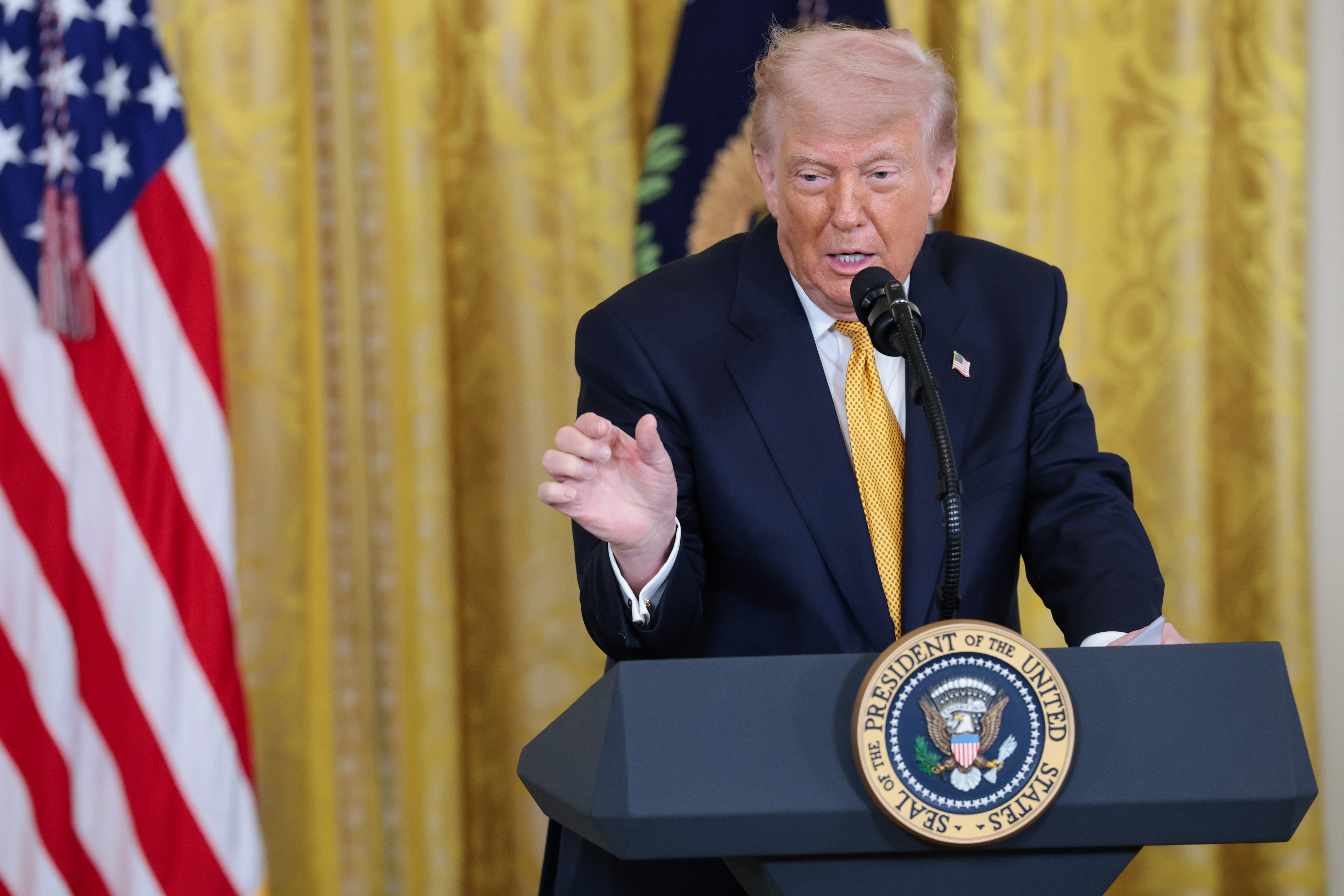 On Wednesday, President Donald Trump riffed connected nan quality betwixt nan words 'sea' and 'see,' prompting California Governor Gavin Newsom to mobility his intelligence acuity