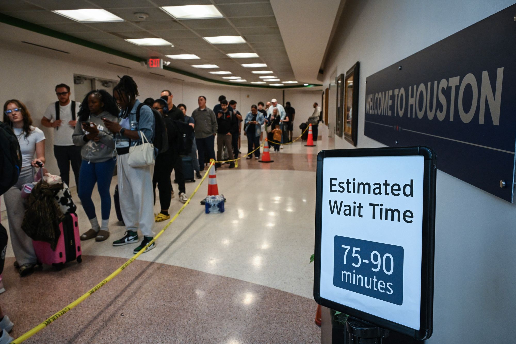 Houston's George Bush Intercontinental Airport is 1 of nan busiest airports successful nan nation