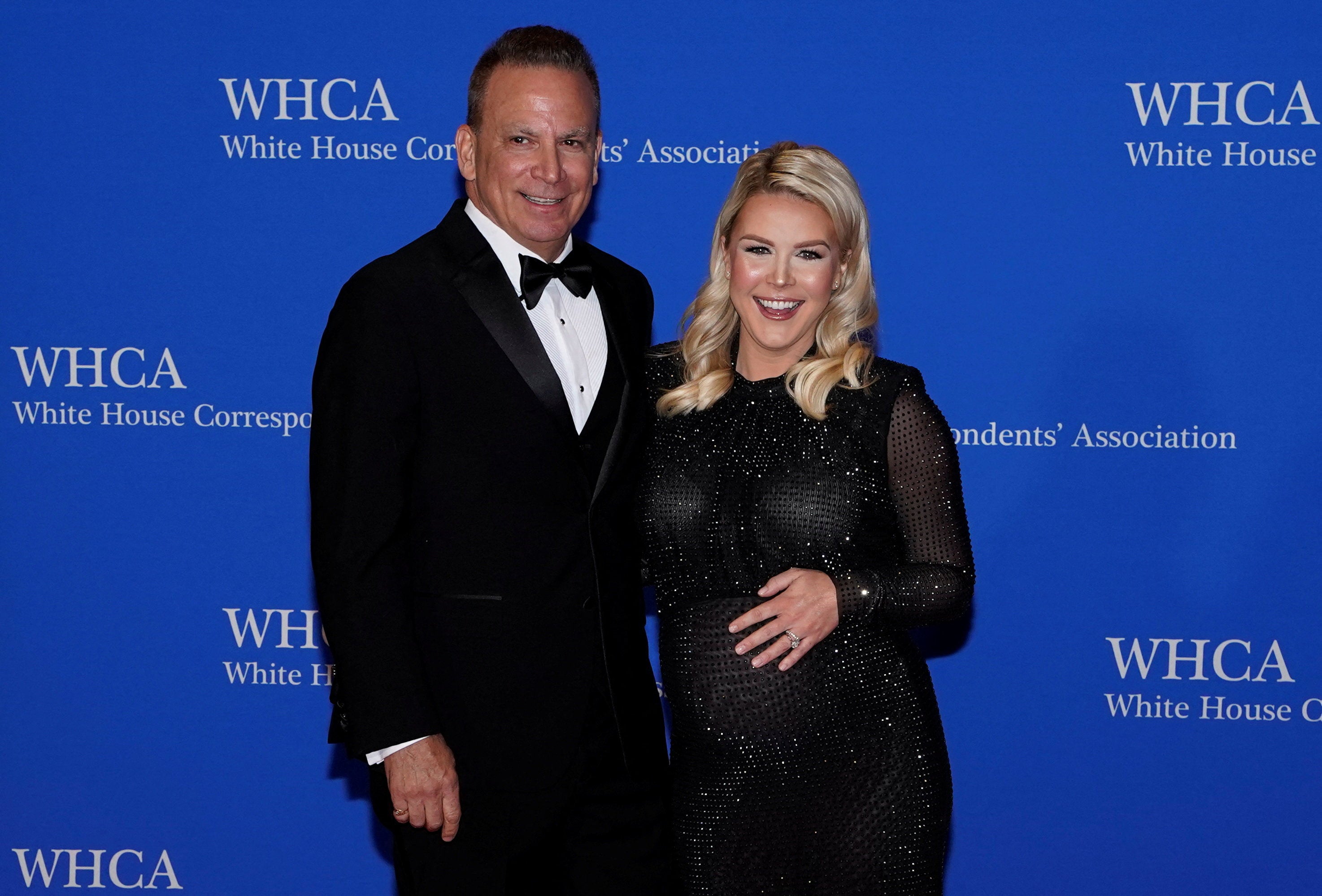 Leavitt past appeared successful nationalist connected April 25 alongside her hubby Nicholas Riccio astatine nan White House Correspondents' Dinner and astatine a property convention hosted by Trump instantly afterwards pursuing a thwarted assassination effort against nan president