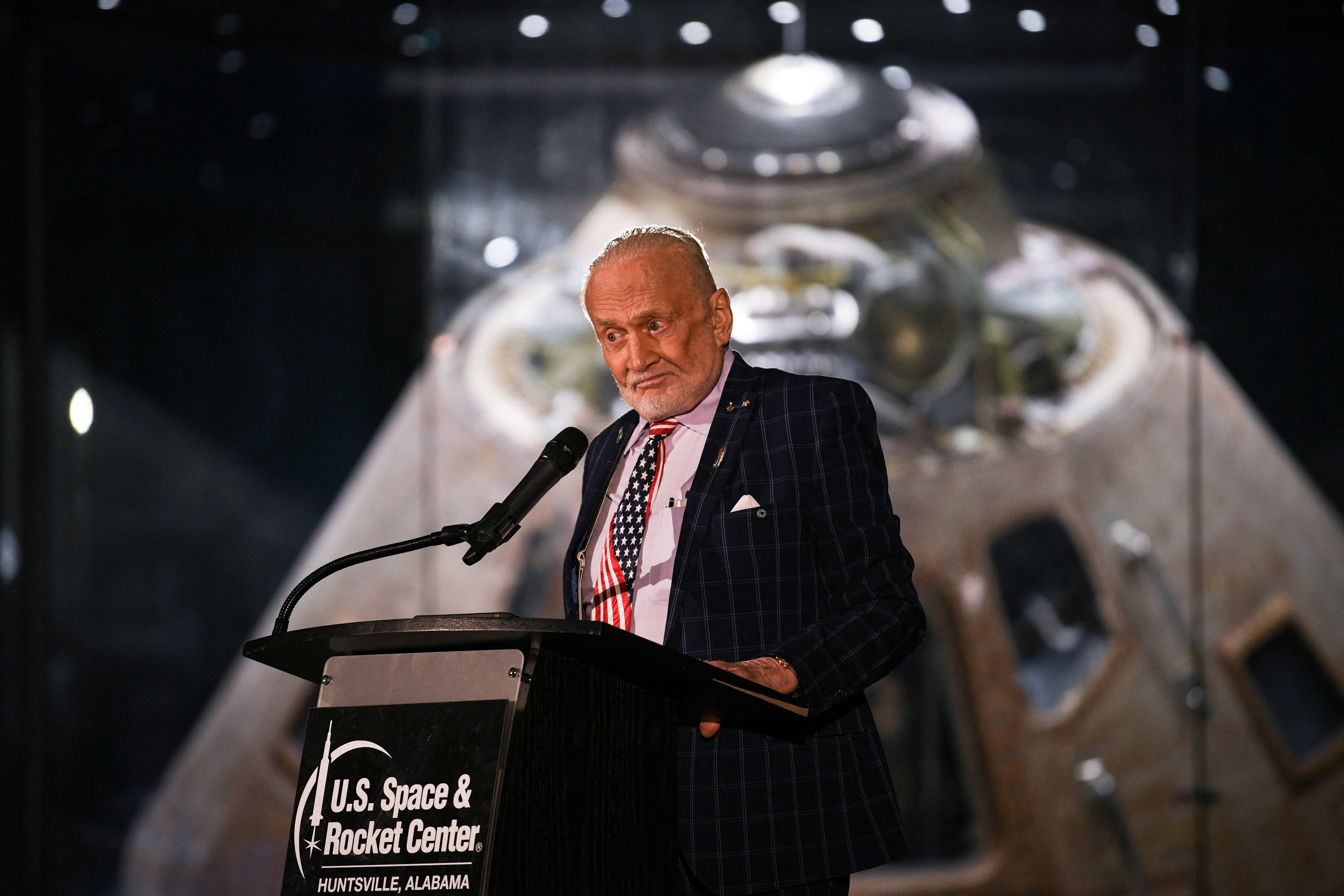 Astronaut Buzz Aldrin described ‘little flashes’ and a ‘fairly bright light’ during the Apollo 11 mission