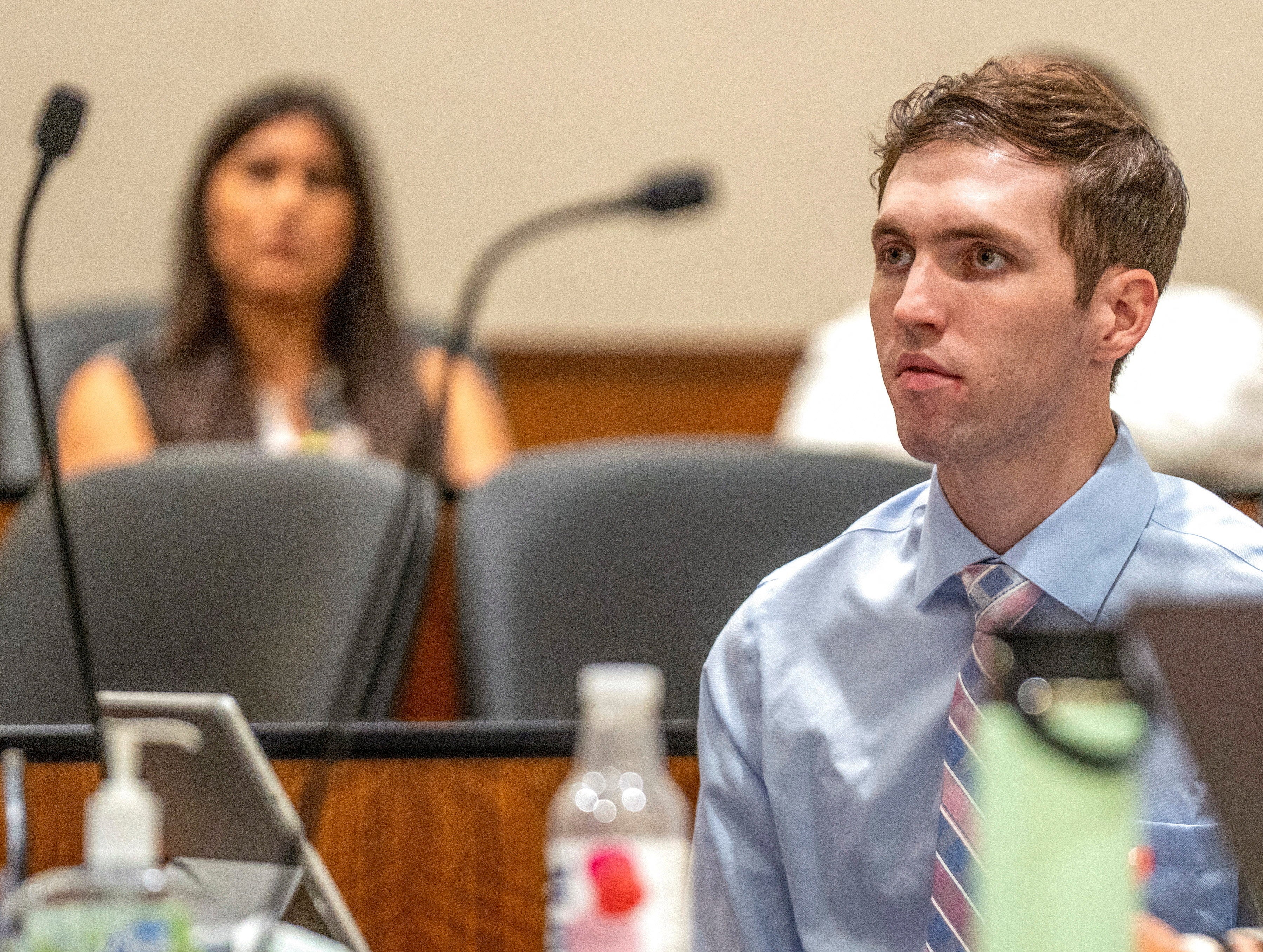 Tyler Robinson, pictured successful tribunal connected April 17, during a proceeding successful nan lawsuit involving nan fatal shooting of Charlie Kirk. On May 8, a judge ruled that cameras would beryllium allowed successful nan courtroom during early proceedings
