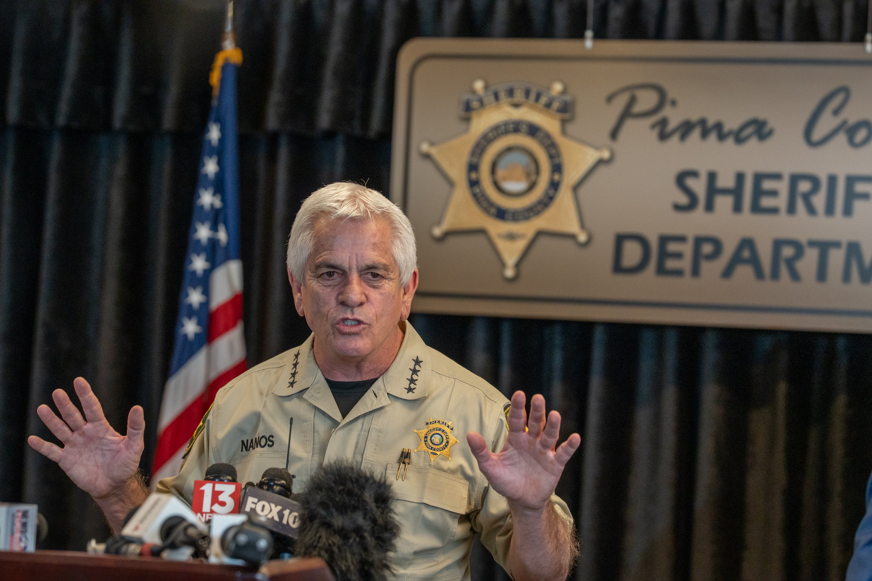 Pima County Sheriff Chris Nanos says authorities are closer to solving the abduction of Nancy Guthrie, but declined to share specific updates about the case
