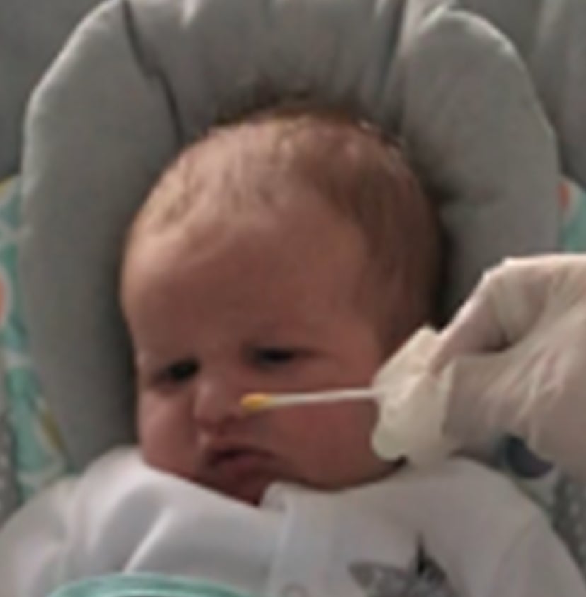 A child whose mother took kale capsules during pregnancy as part of a controlled experiment, reacts more negatively to the smell of carrot, when tested at around three weeks after birth.