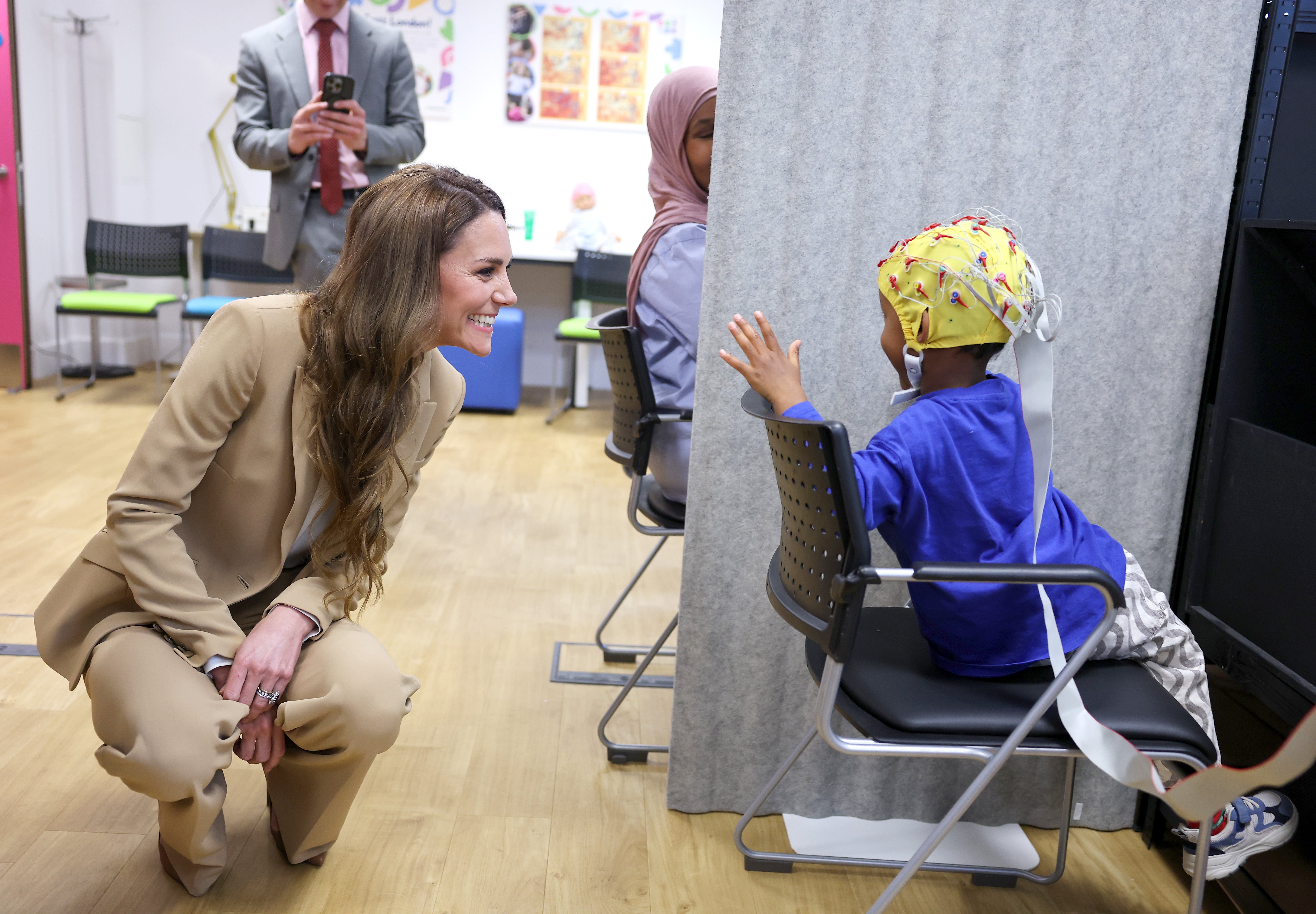The Princess of Wales during a visit to University of East London for the launch of the Royal Foundation Centre for Early Childhood.