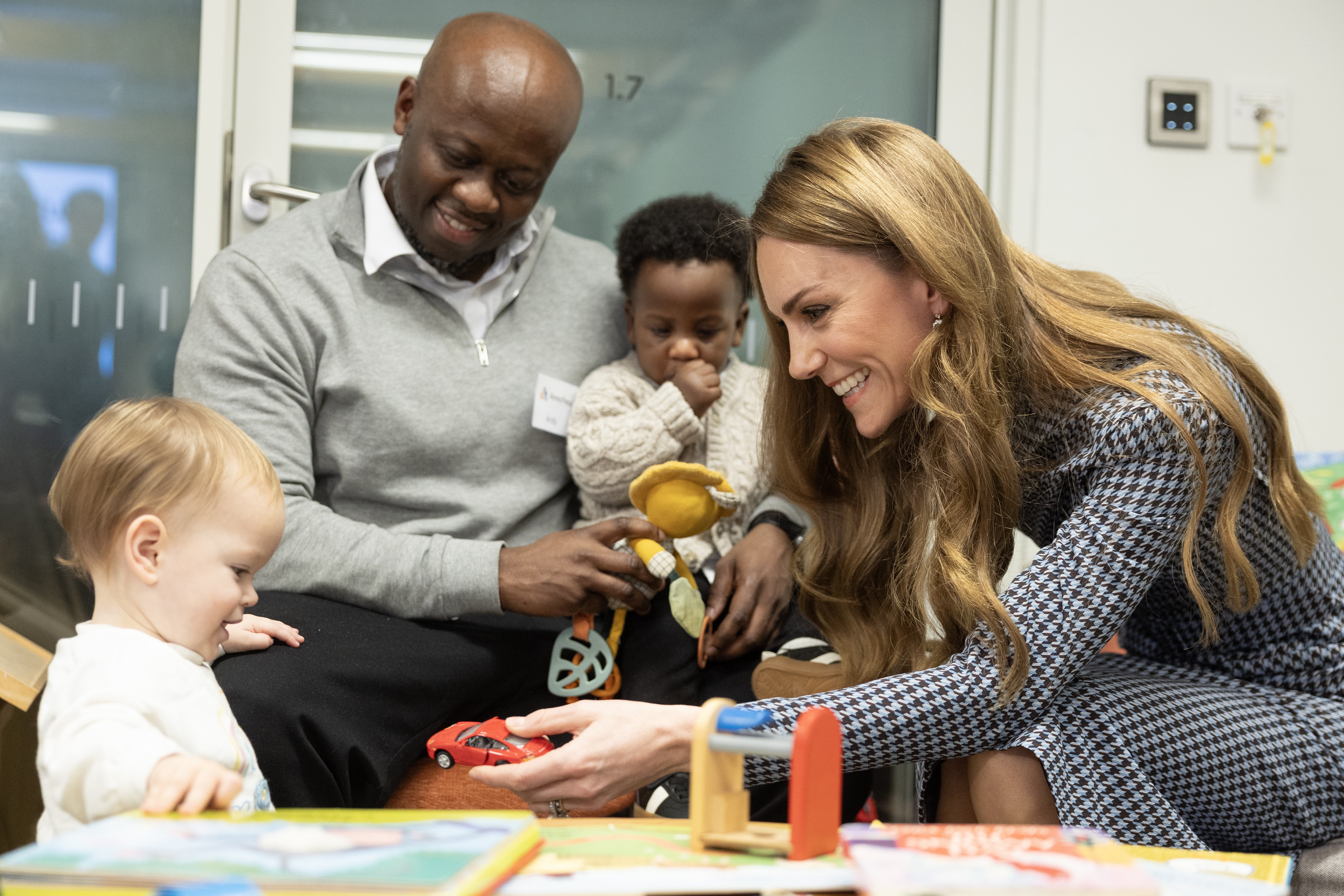 The Princess of Wales, Patron of Anna Freud, during a visit to the children’s mental health charity in north London