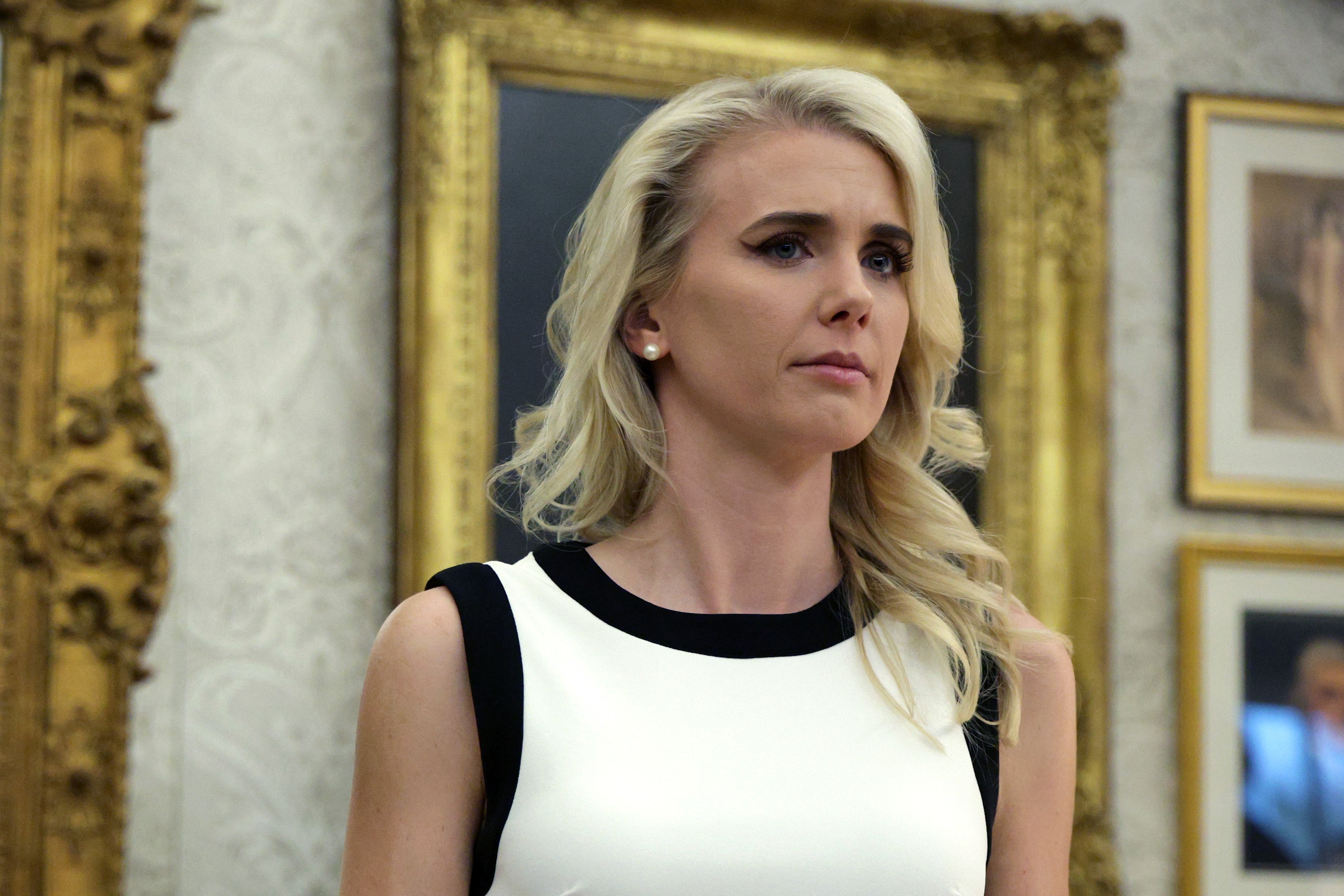 Natalie Harp, a longtime adjutant to President Trump, is reportedly nan superior staffer helping him station connected Truth Social