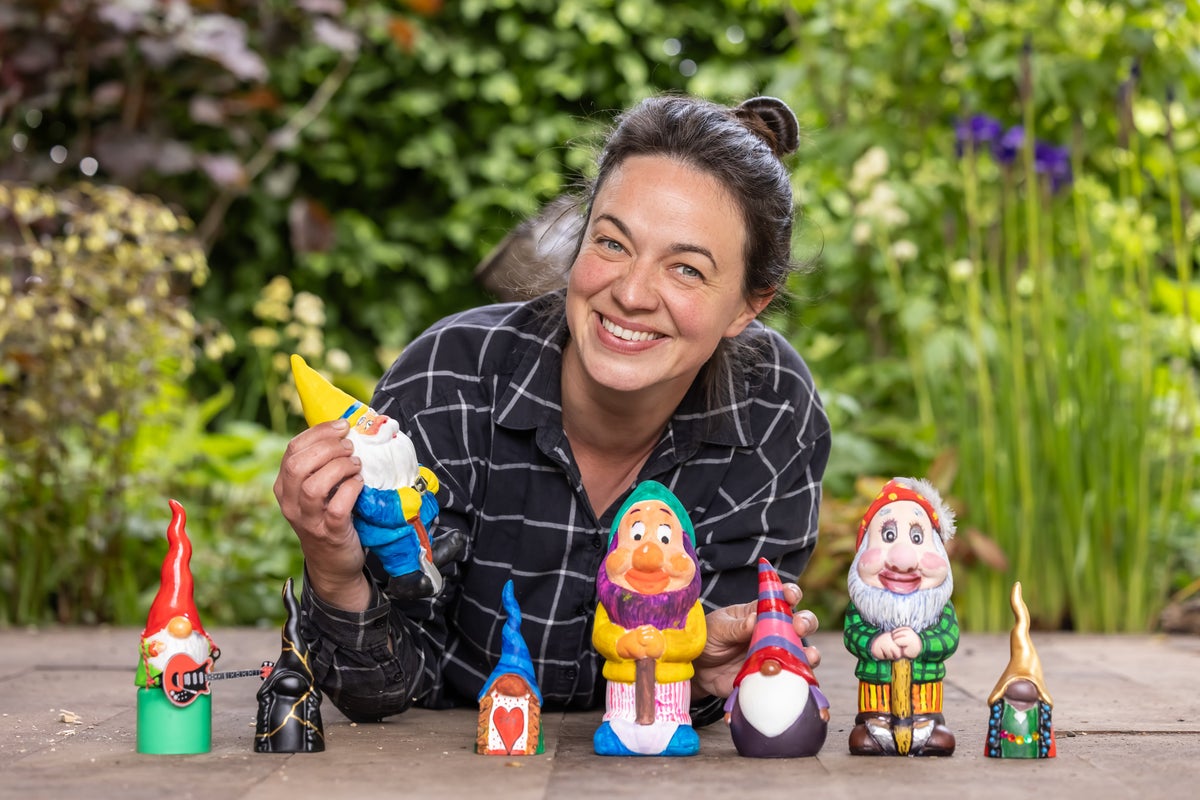 Chelsea Flower Show: Gnomes designed by Cate Blanchett and Brian May up for auction after ban lifted Chelsea Flower Show: Gnomes designed by Cate Blanchett and Brian May up for auction after ban lifted