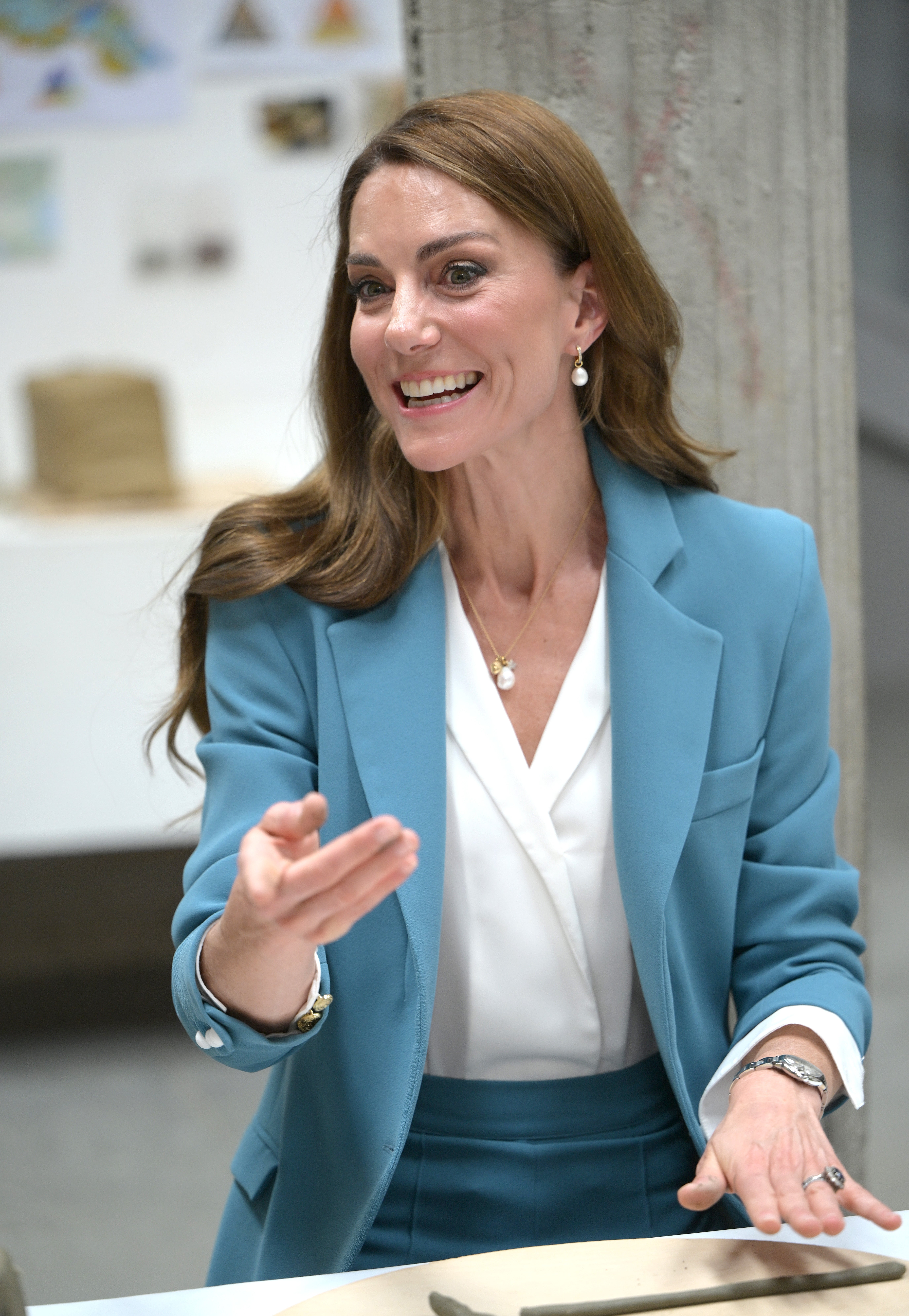 The Princess of Wales wore Monica Vinader jewellery