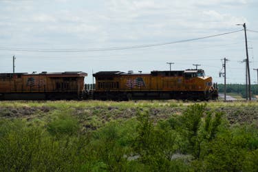 <p>Six migrants were found dead inside a shipping container at a Union Pacific rail yard in Laredo, Texas, on May 10</p>