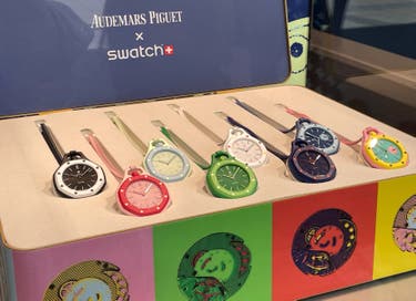 <p>Watch out: The colourful collection gives shoppers a chance to buy into luxury – resulting in absolute chaos</p>