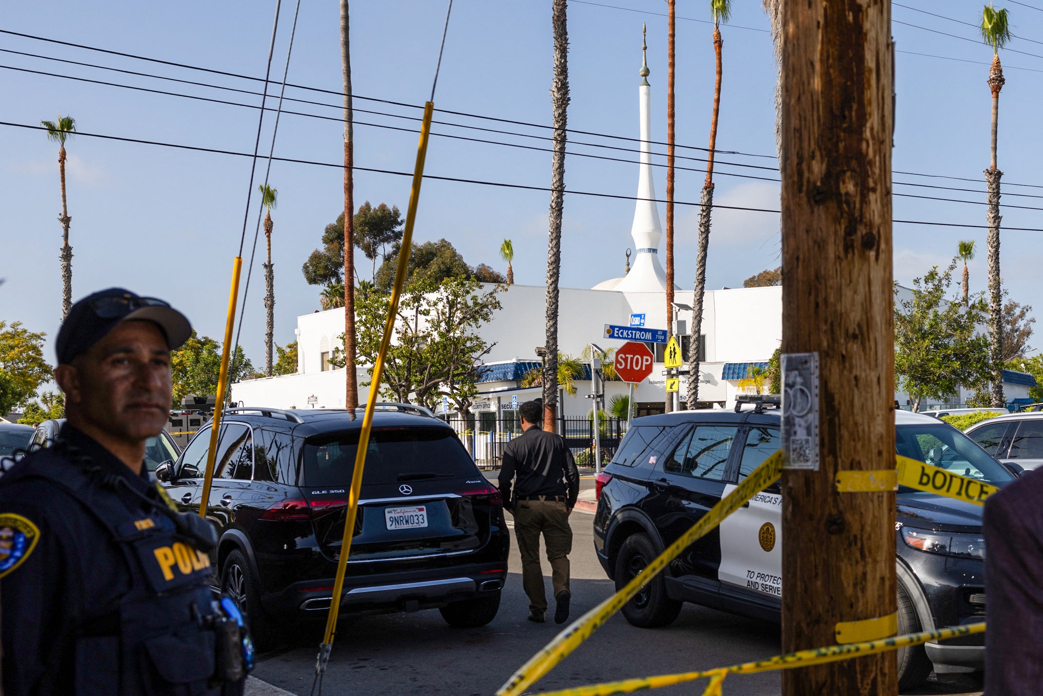 Three victims were killed during the shooting at the mosque, according to police