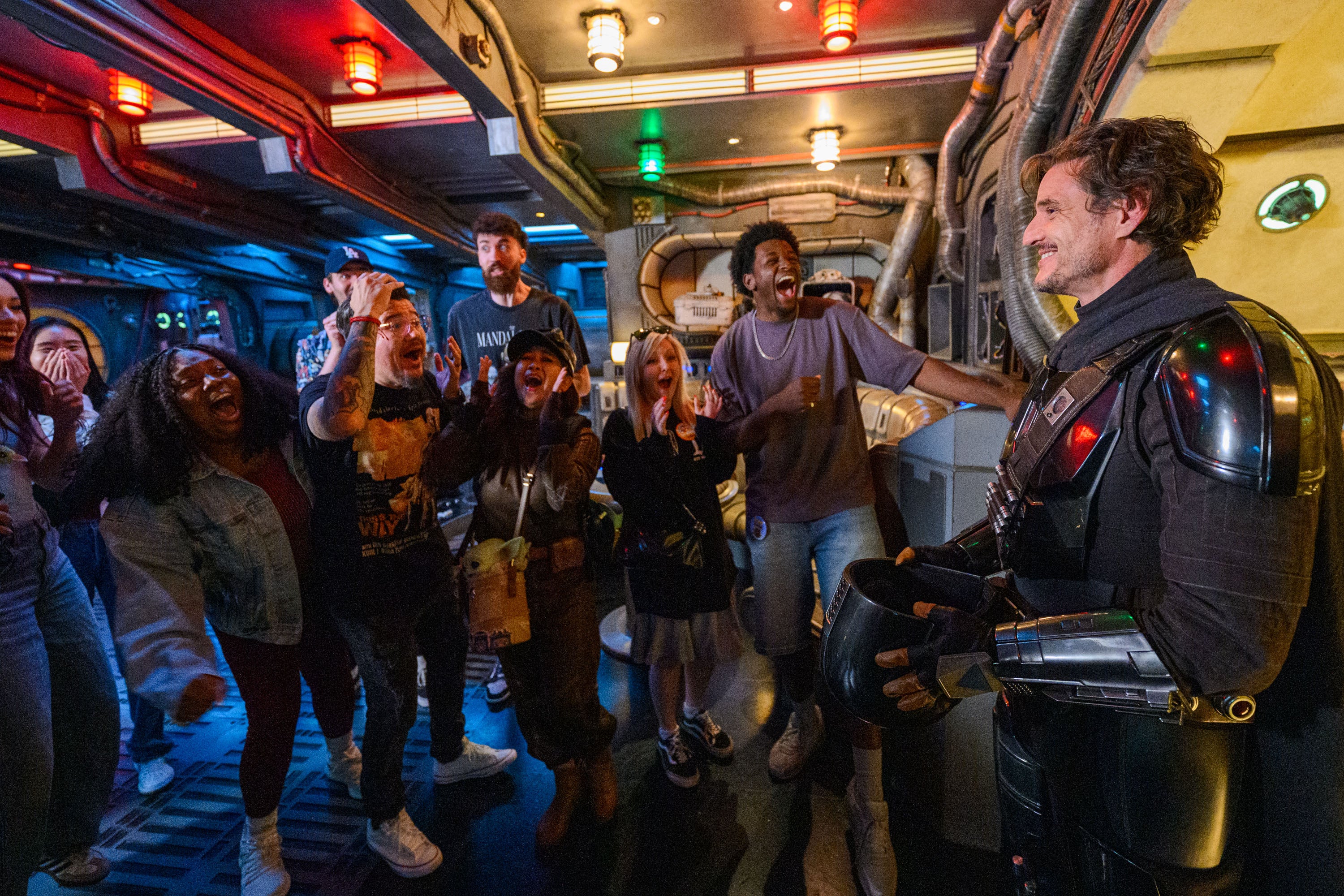Pedro Pascal verraste een groep Star Wars-superfans in Disneyland
