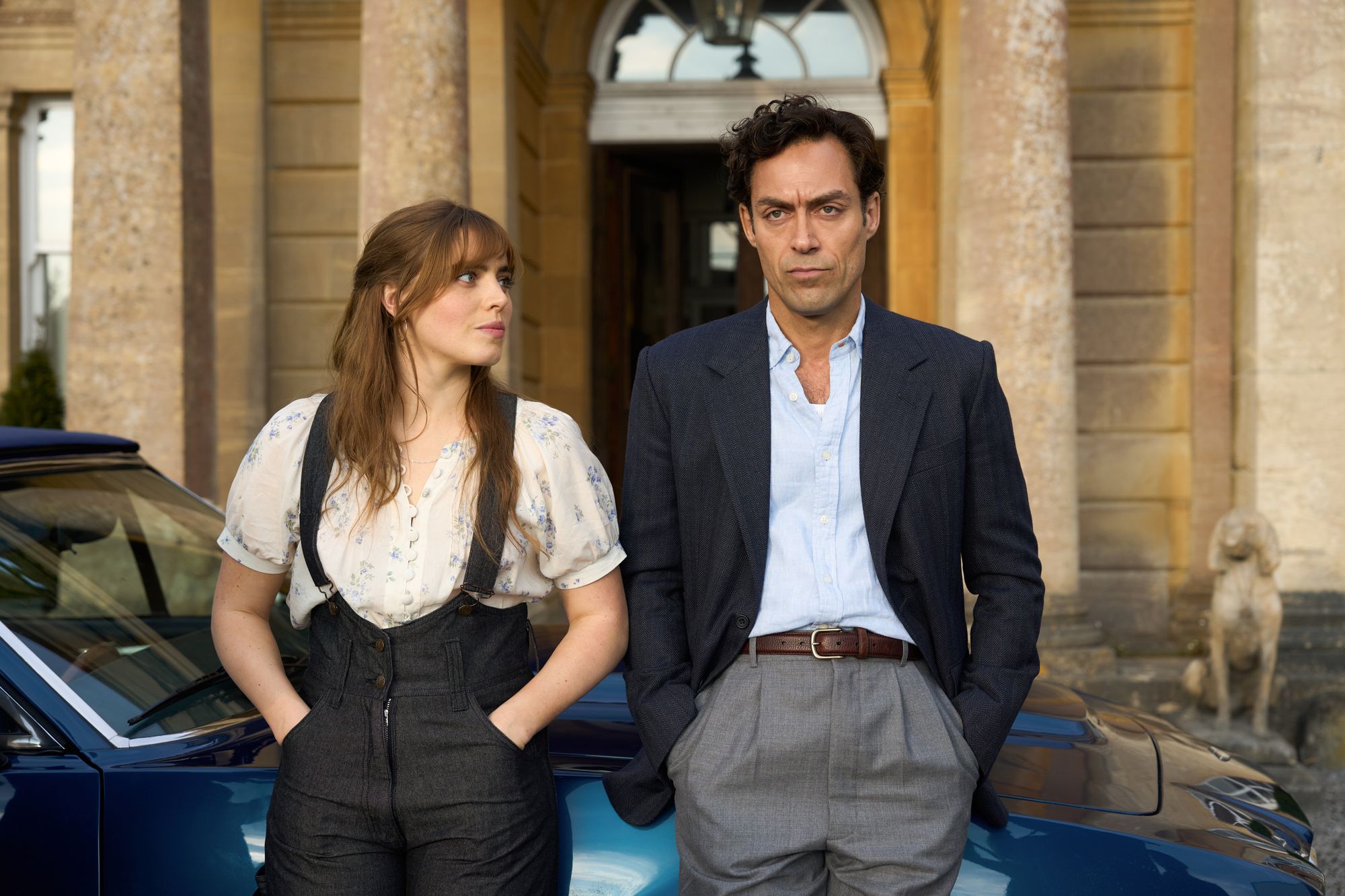 Bella Maclean as Taggie O’Hara and Alex Hassell as Rupert Campbell-Black